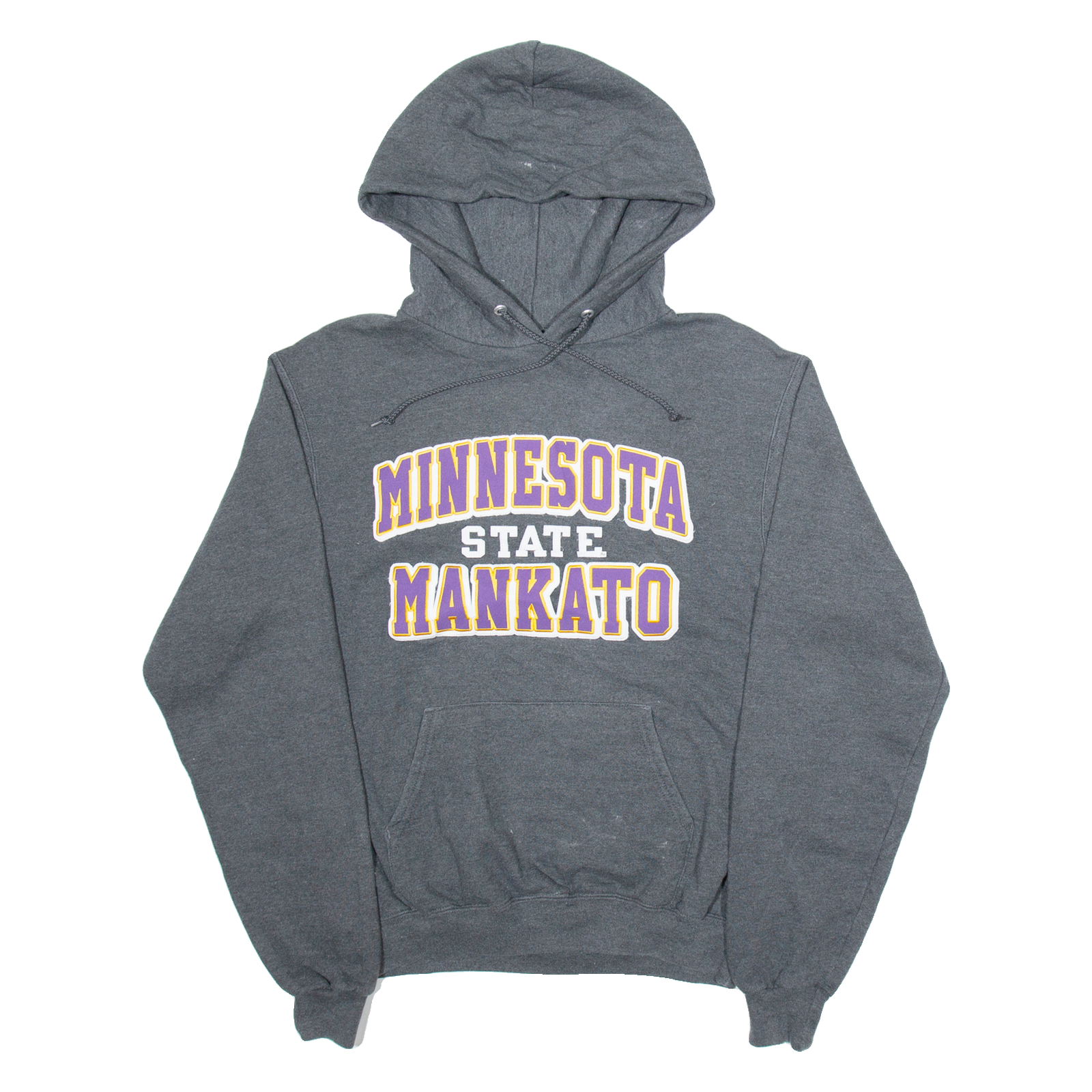 CHAMPION Minnesota State Mankato Mens Grey Hoodie USA S Refurbished - N/A refurbished available on Cerqular