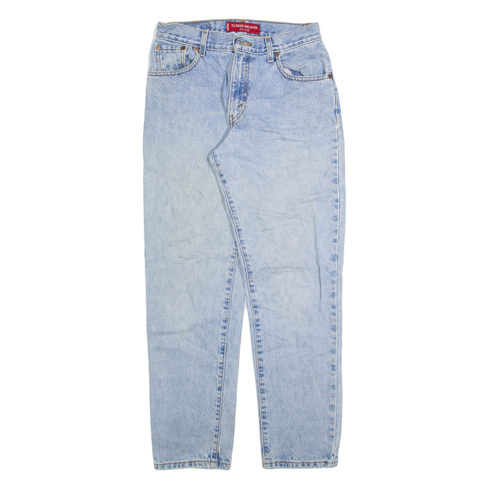 LEVI'S 550 Womens Jeans Blue Relaxed Tapered W28 L30 Refurbished - N/A refurbished available on Cerqular