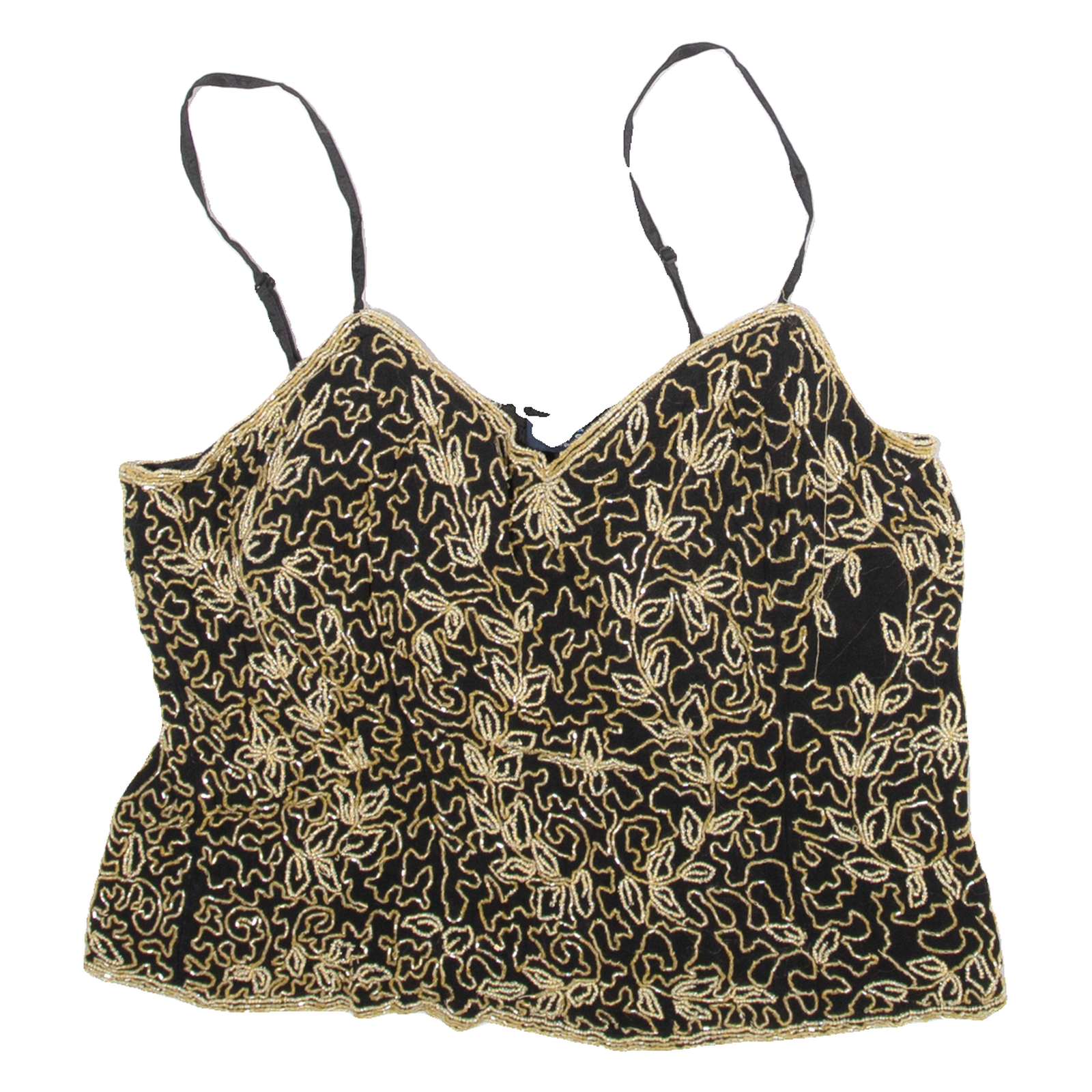 Womens Camisole Top Gold Sleeveless XXS Refurbished - N/A refurbished available on Cerqular