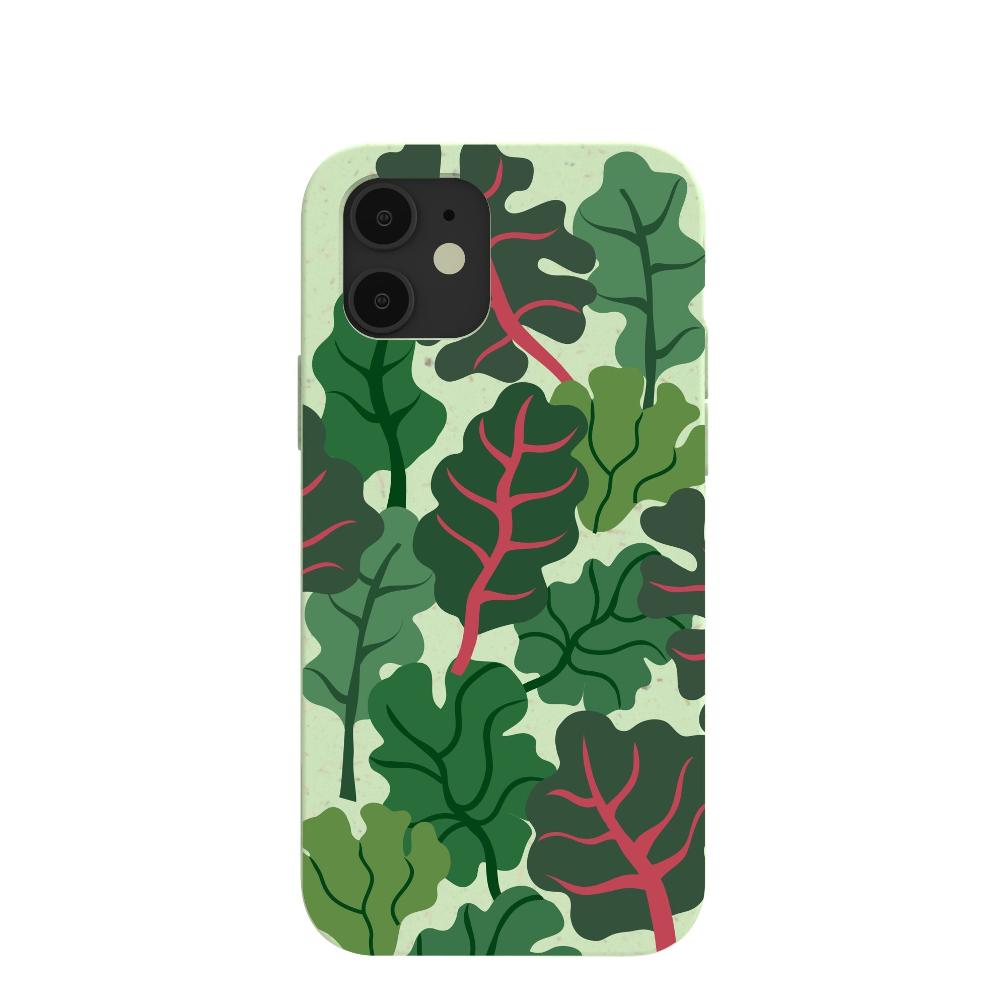 Sage Green Leafy Greens iPhone 12/ iPhone 12 Pro Case Refurbished - Pela Case refurbished available on Cerqular