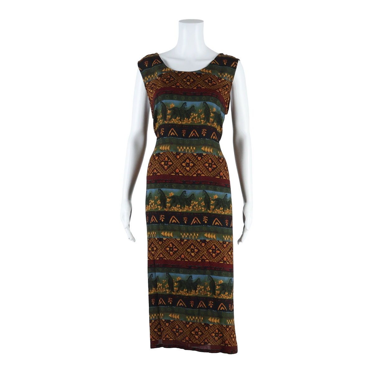Buy JUST IN THYME Zebras Womens Shift Dress Green Sleeveless Long L Refurbished - $27.29 JUST IN THYME Zebras Womens Shift Dress Green Sleeveless Long L Refurbished - N/A refurbished available on Cerqular