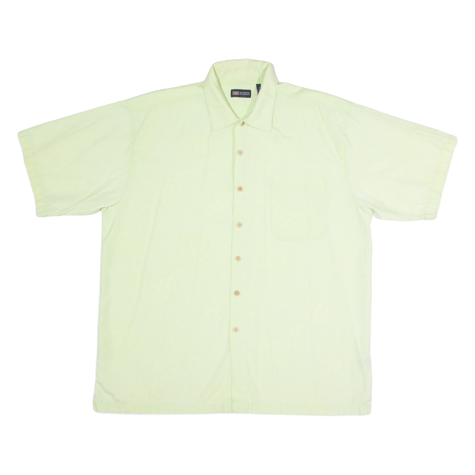 FADED GLORY Mens Shirt Green Floral XL Refurbished - N/A refurbished available on Cerqular