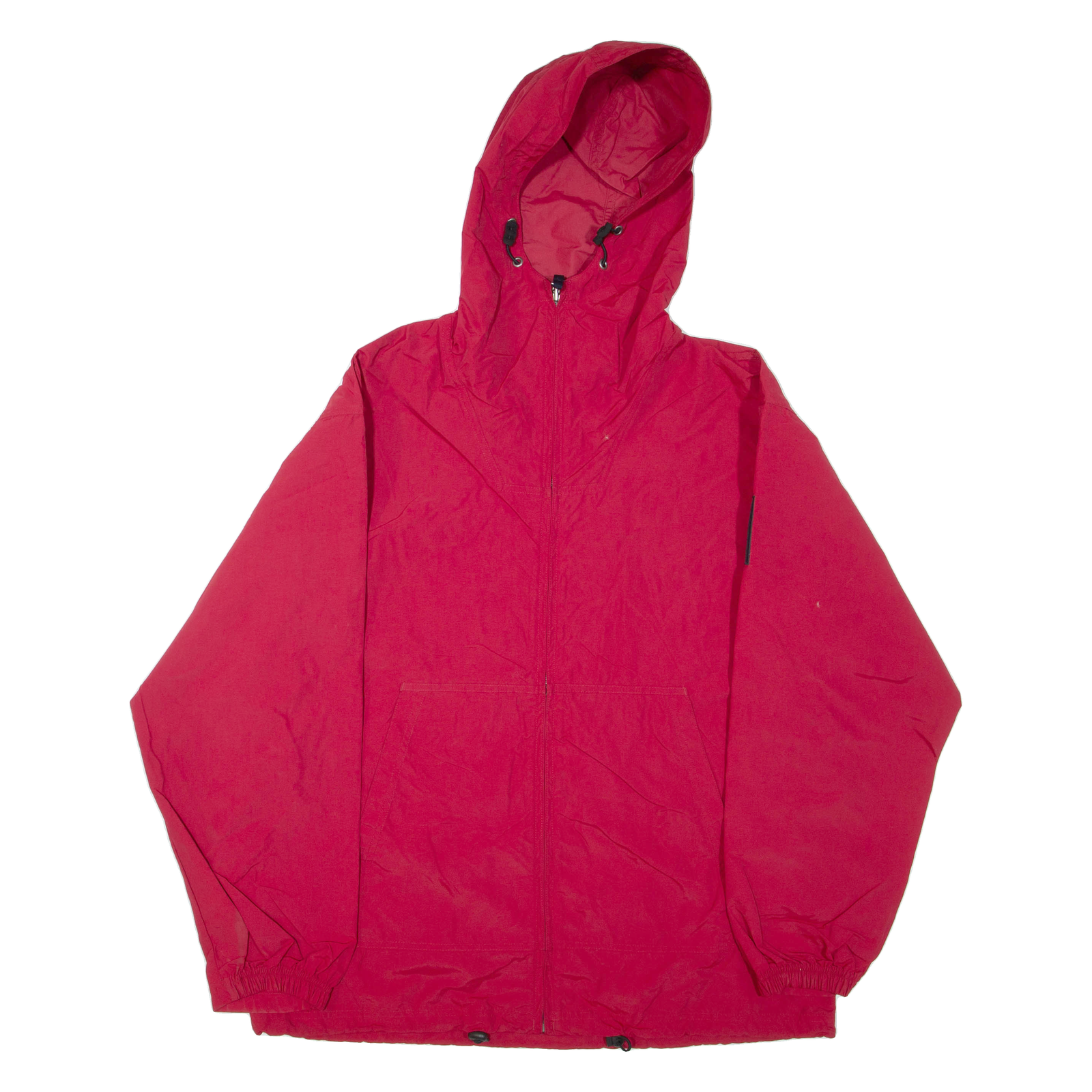 NAUTICA Lightweight Mens Track Jacket Red Nylon Hooded L Refurbished - N/A refurbished available on Cerqular