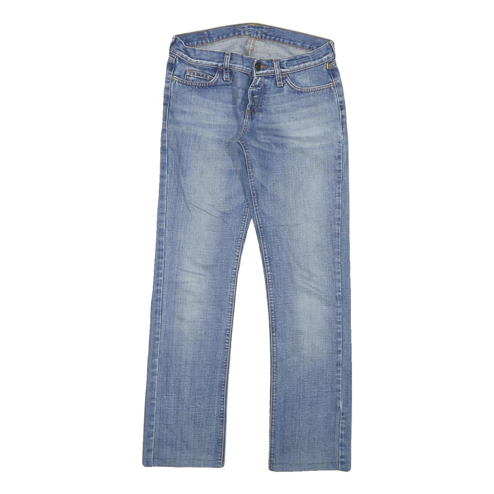 MELTIN POT Womens Slim Light Blue Denim Cotton Blend Jeans W28 L29 Casual Wear Refurbished - N/A refurbished available on Cerqular