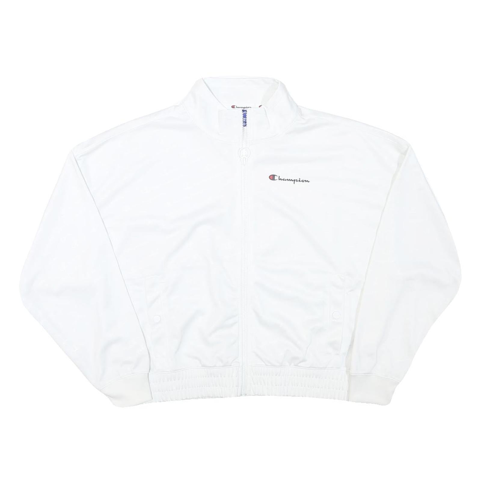 Buy CHAMPION Womens White Polyester Blend Zip Jacket L Track Athletic Casual Refurbished - $41.59 CHAMPION Womens White Polyester Blend Zip Jacket L Track Athletic Casual Refurbished - N/A refurbished available on Cerqular