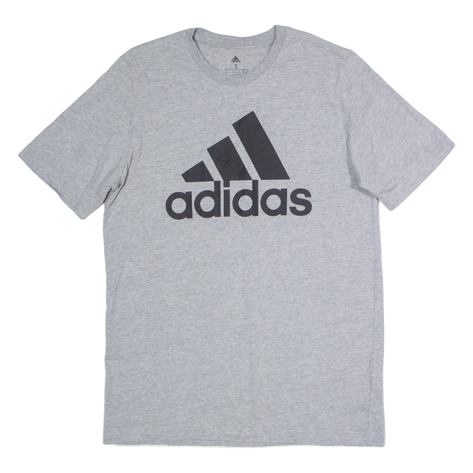 ADIDAS Mens T-Shirt Grey Crew Neck S Refurbished - N/A refurbished available on Cerqular