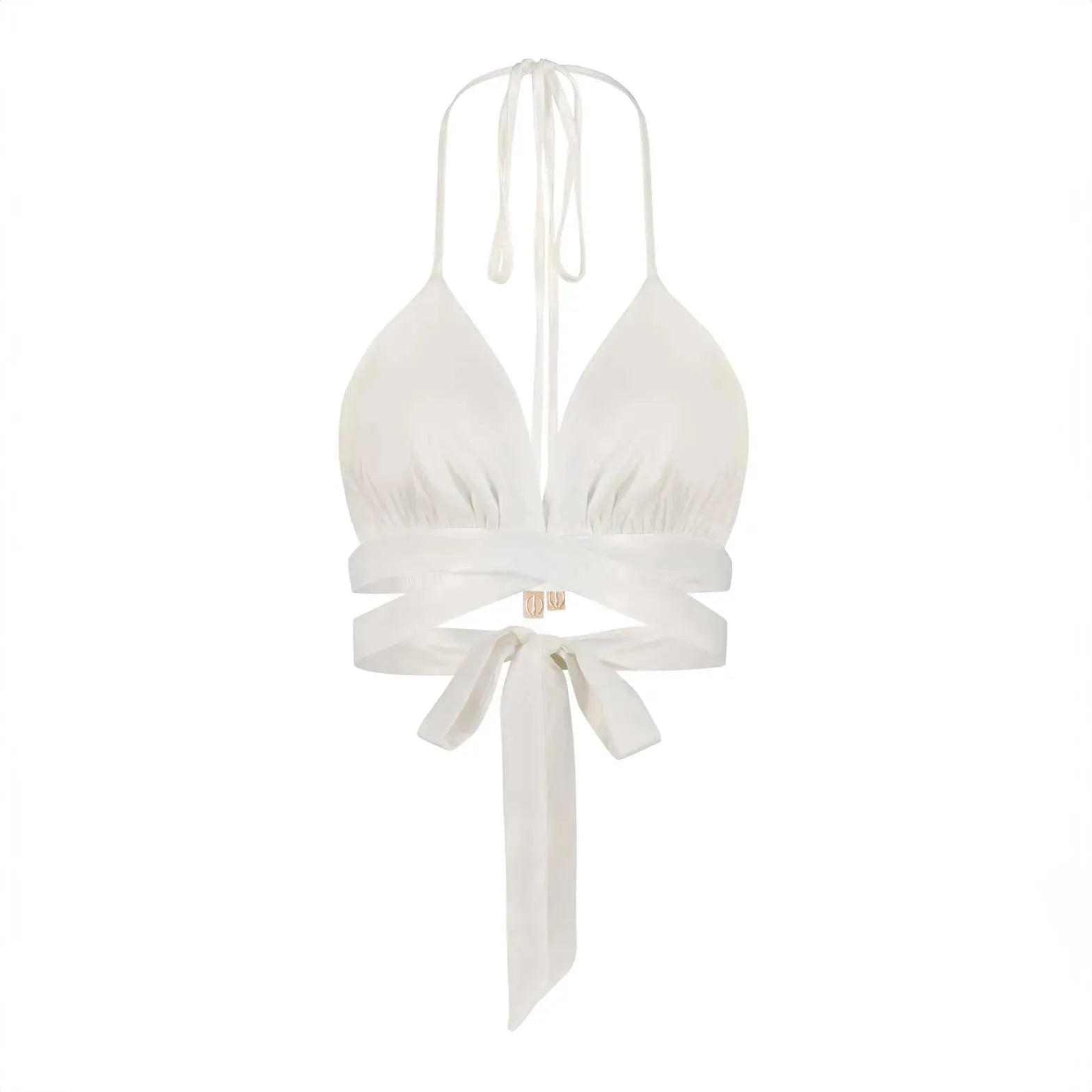 Satin Bra Top | Size: S | Color: White Refurbished - Aloud (note: this is a lesser-known brand, but it has refurbished available on Cerqular