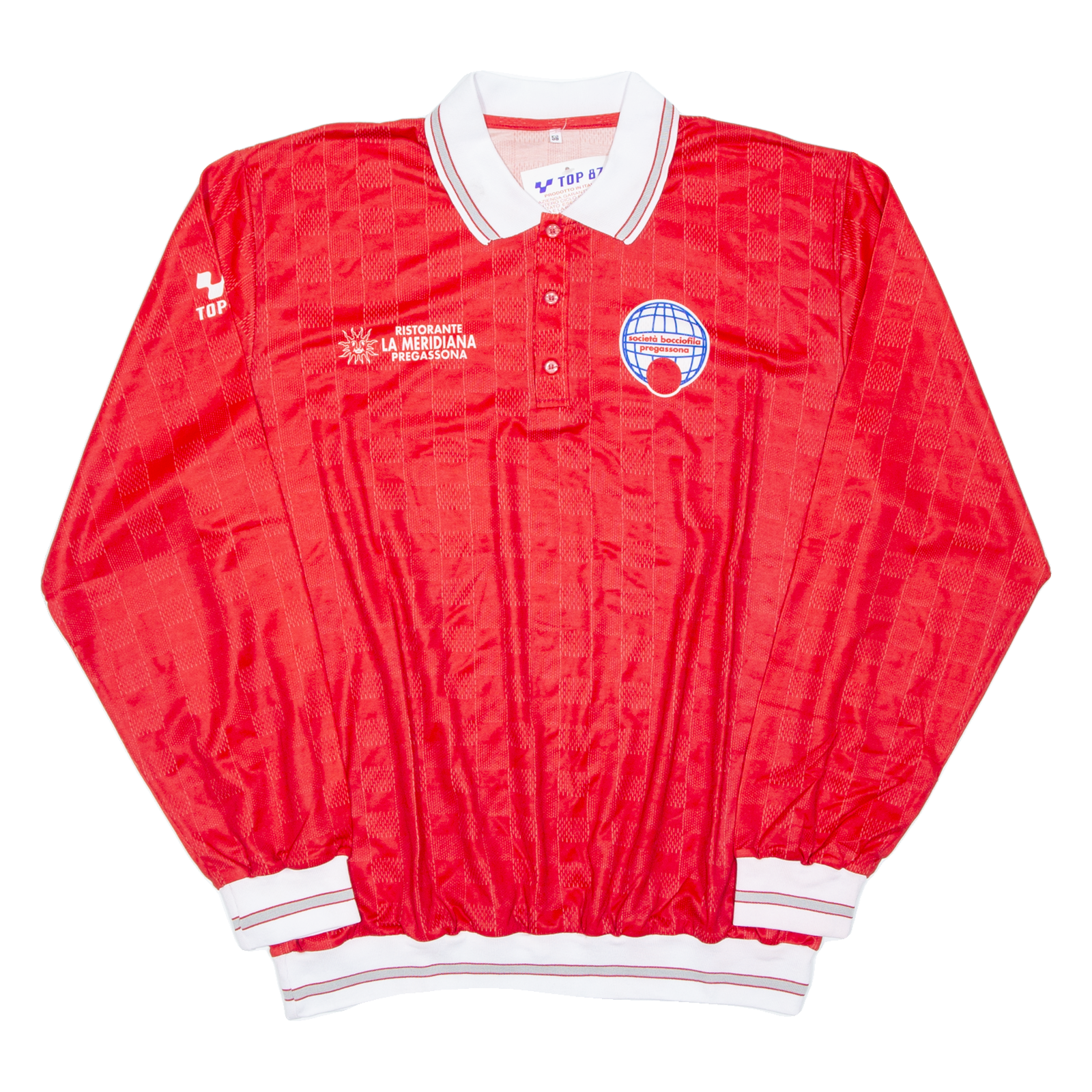 Mens Polo Shirt Red Long Sleeve XL Refurbished - N/A refurbished available on Cerqular