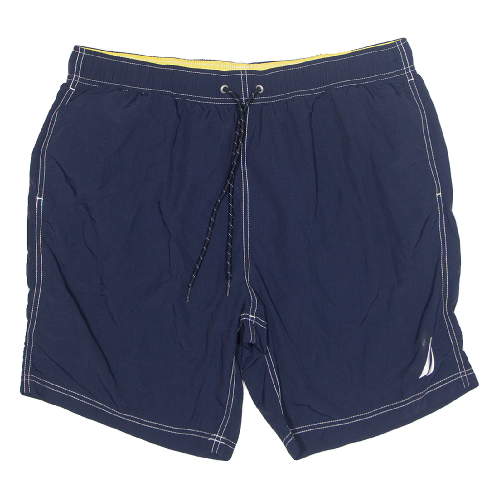 NAUTICA Mesh Lined Mens Swimming Shorts Blue Relaxed XL W36 Refurbished - N/A refurbished available on Cerqular