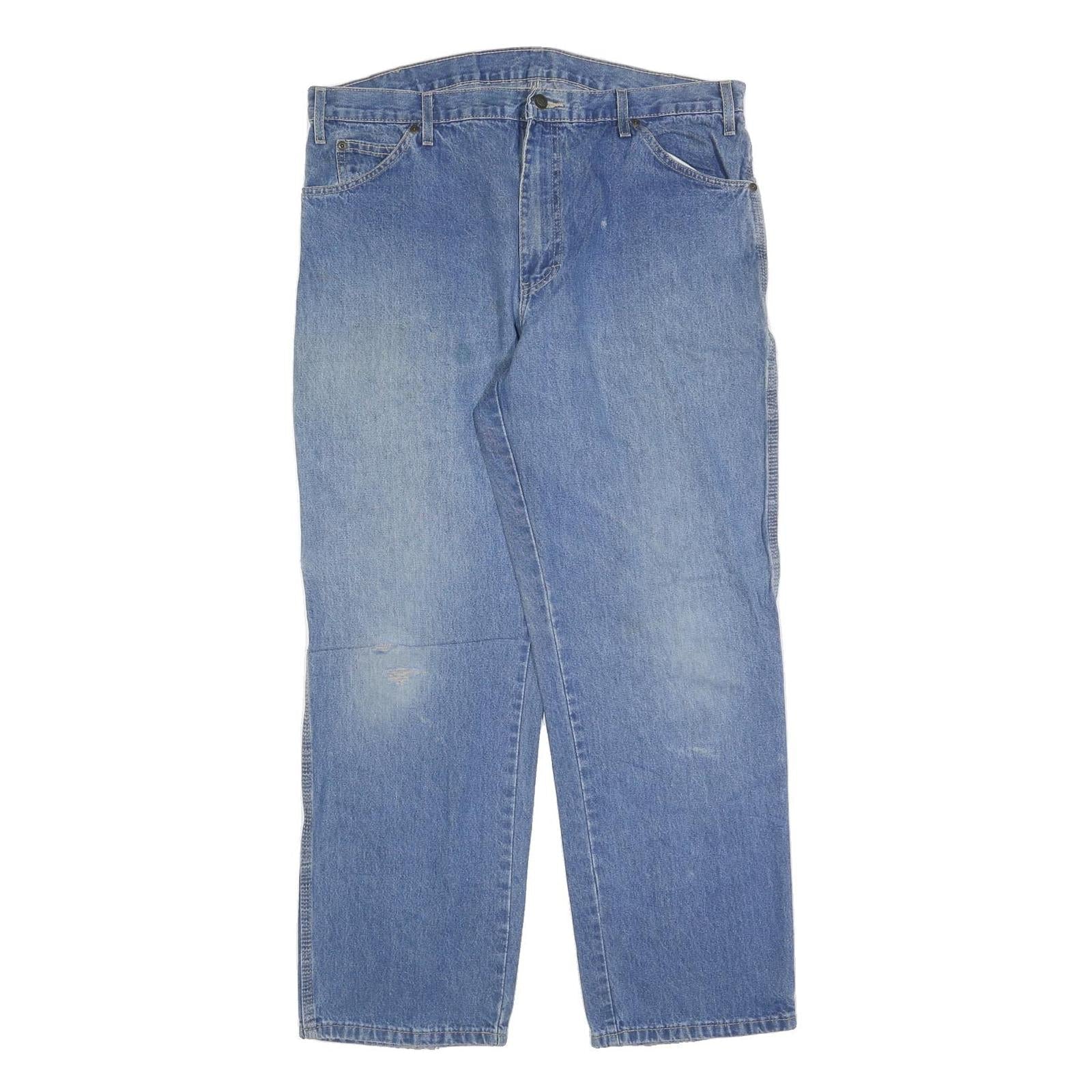 DICKIES Mens Jeans Blue Relaxed Loose Denim Medium W38 L30 Workwear Utility Refurbished - N/A refurbished available on Cerqular