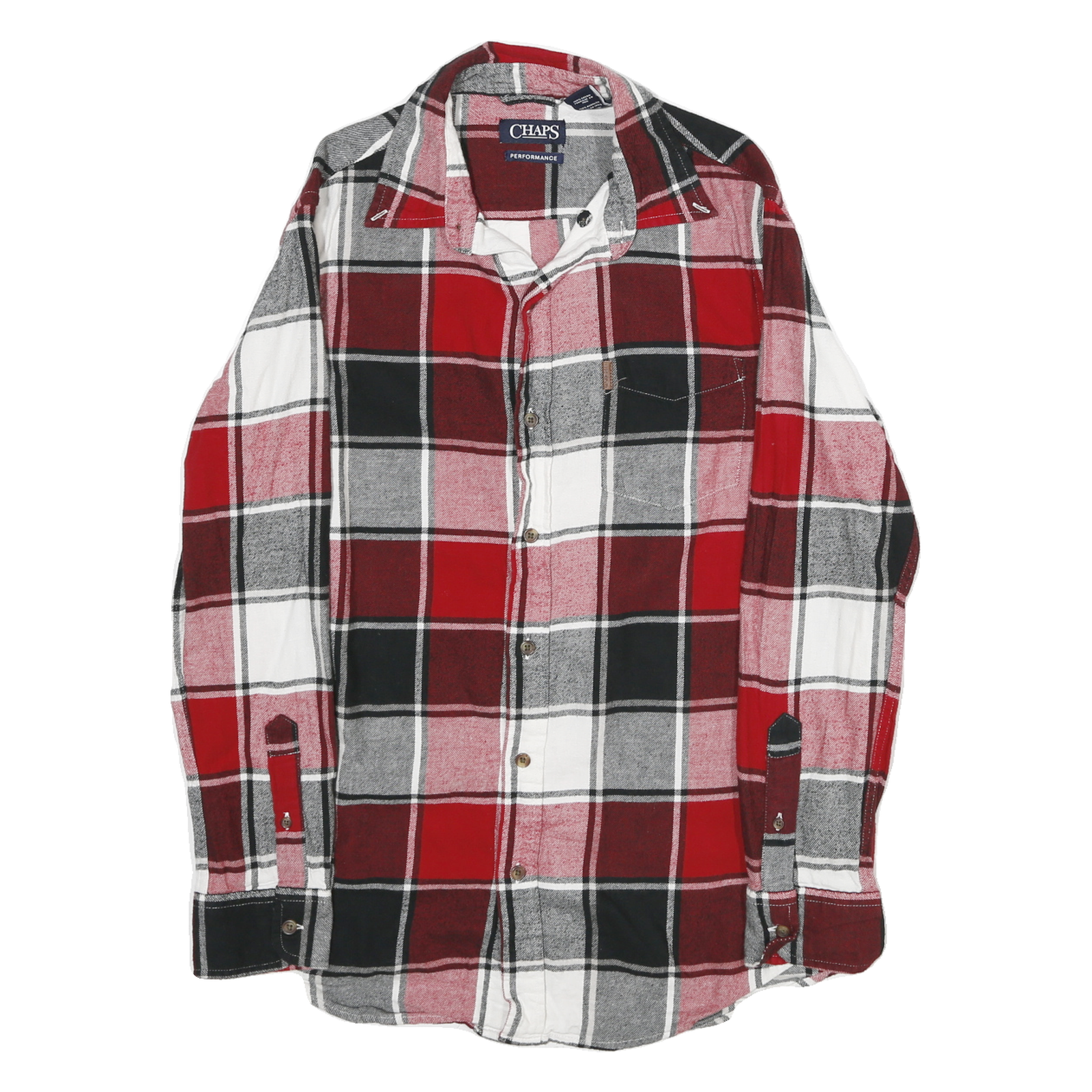 Buy CHAPS Mens Red & Black Check Shirt S Cotton Long Sleeve Casual Button Front Refurbished - $22.09 CHAPS Mens Red & Black Check Shirt S Cotton Long Sleeve Casual Button Front Refurbished - N/A refurbished available on Cerqular