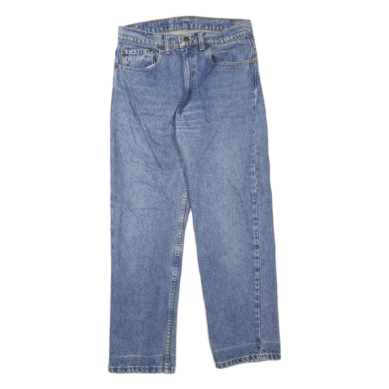 LEVI'S Mens Jeans Blue Regular Straight Denim Light W33 L30 Zip Cotton Blend Refurbished - N/A refurbished available on Cerqular
