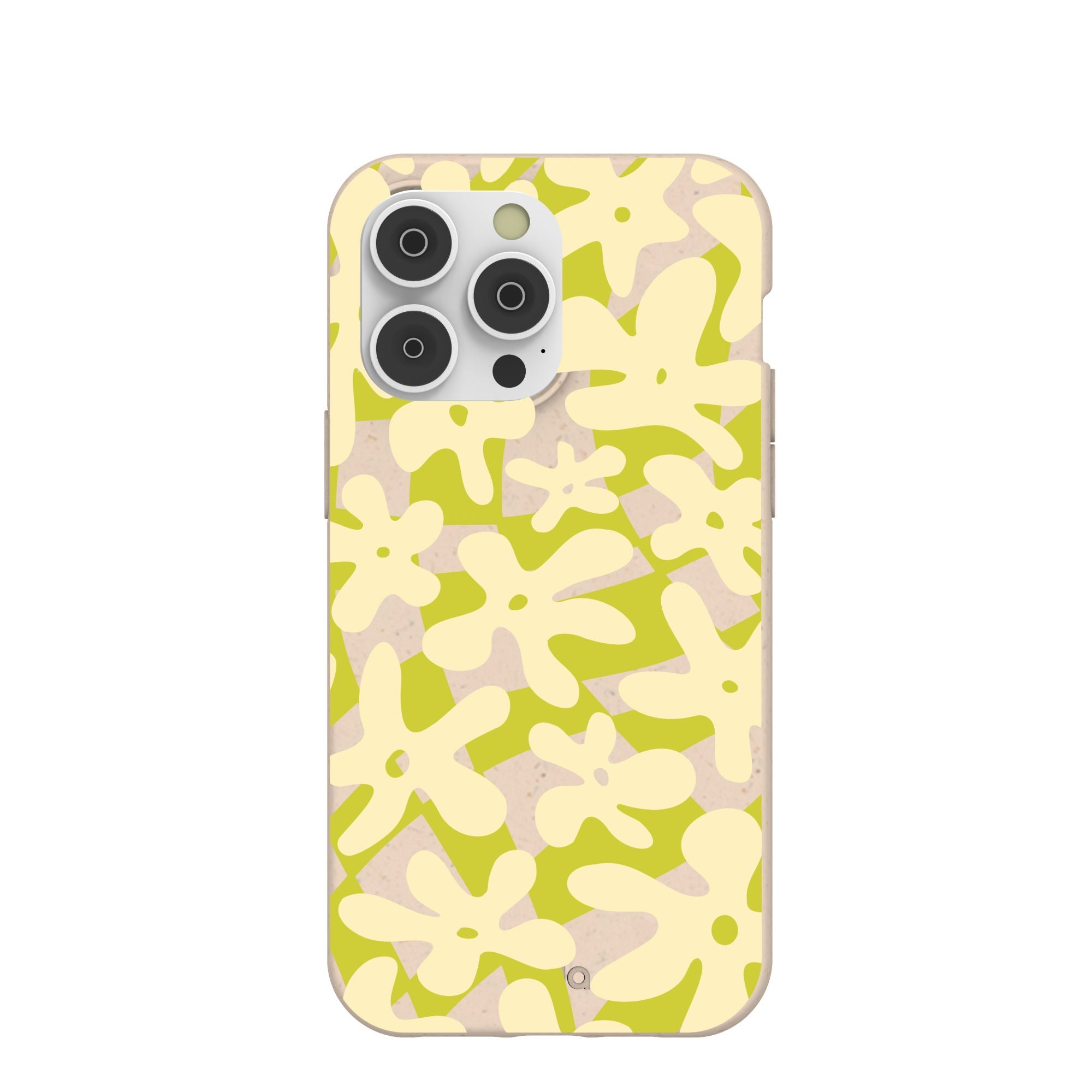 Seashell Floral Daze iPhone 14 Pro Max Case Refurbished - Pela Case refurbished available on Cerqular
