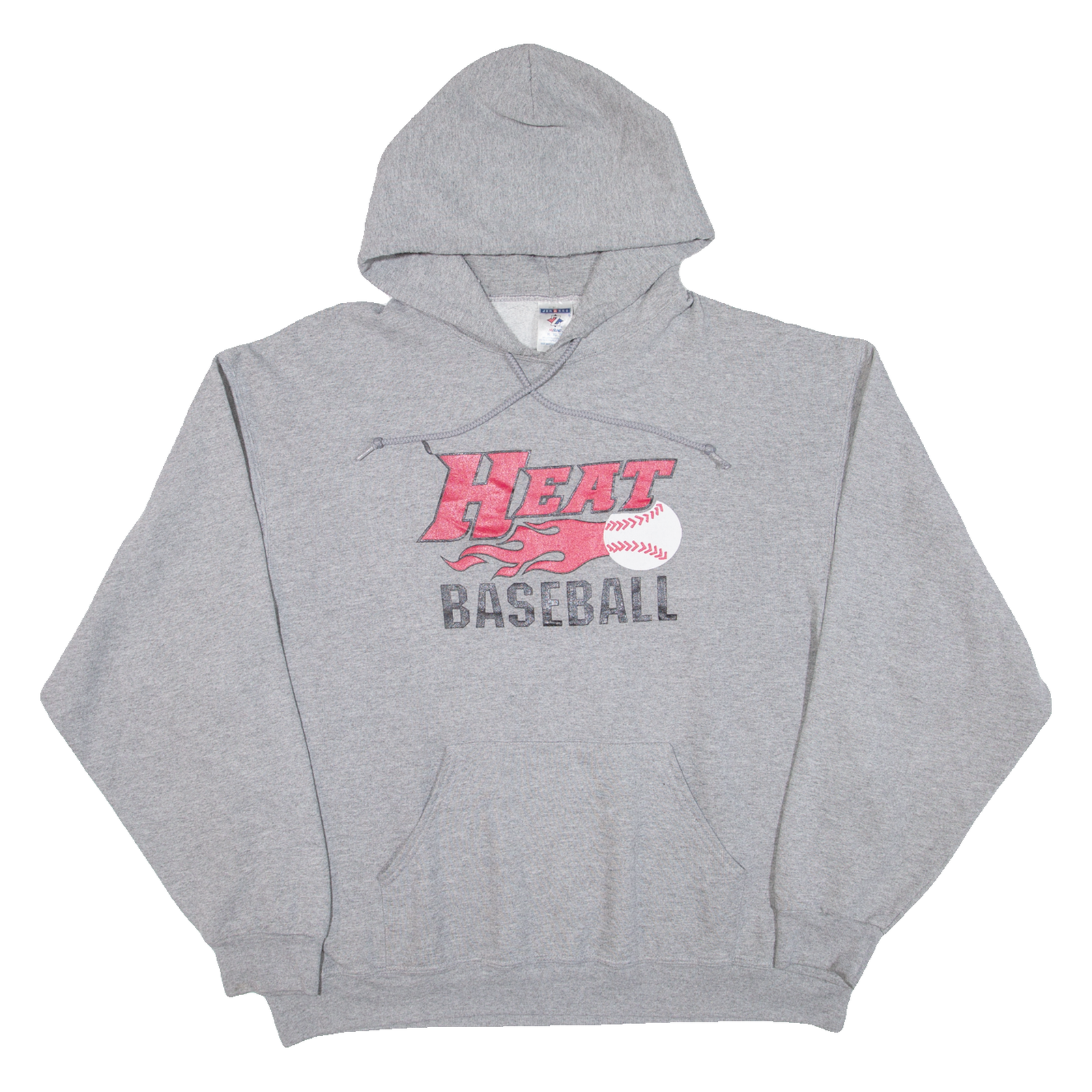 JERZEES Heat Baseball Mens Grey Hoodie USA XL Refurbished - N/A refurbished available on Cerqular
