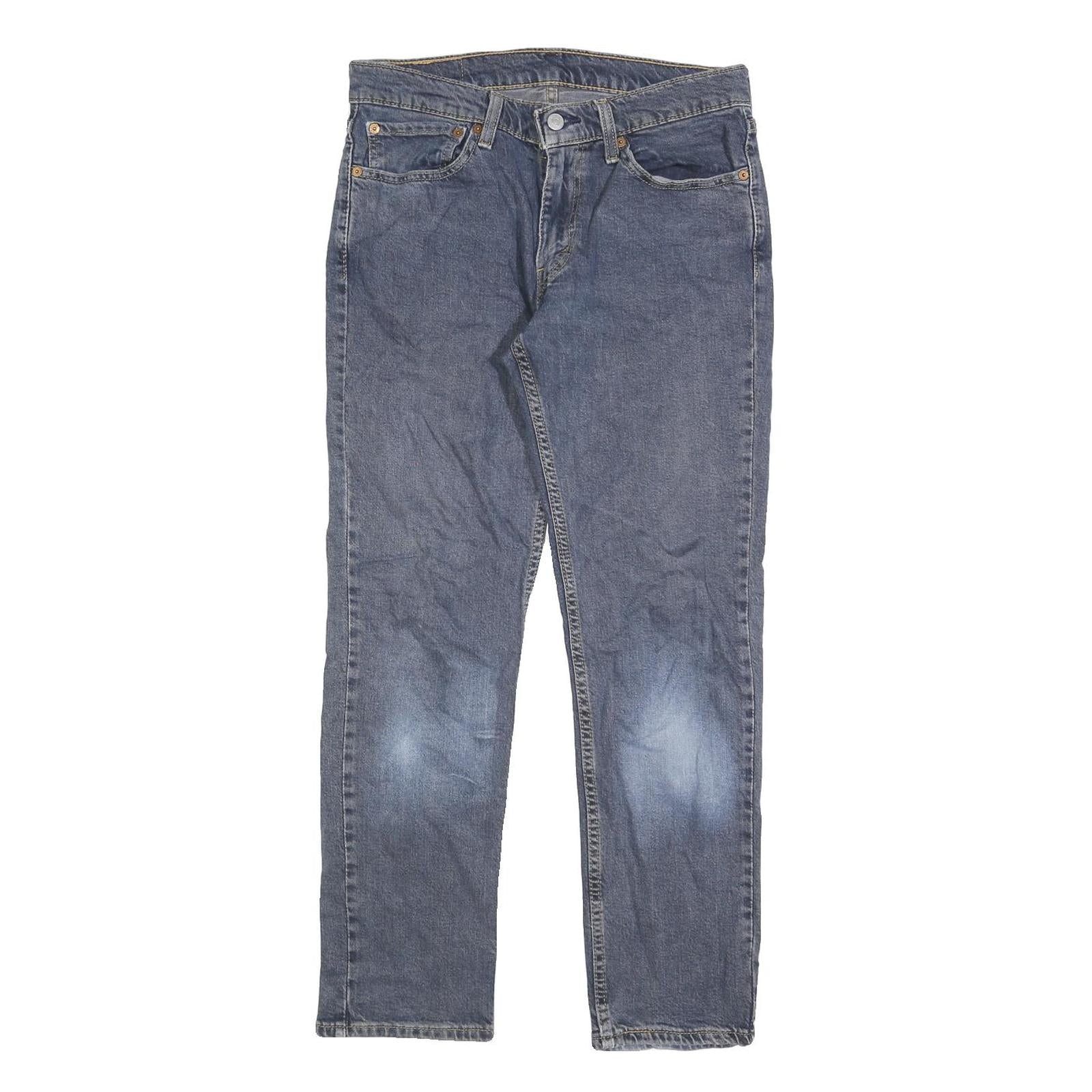 LEVI'S 511 Slim Mens Jeans Blue Slim Straight Denim Medium W31 L30 Zip Refurbished - N/A refurbished available on Cerqular