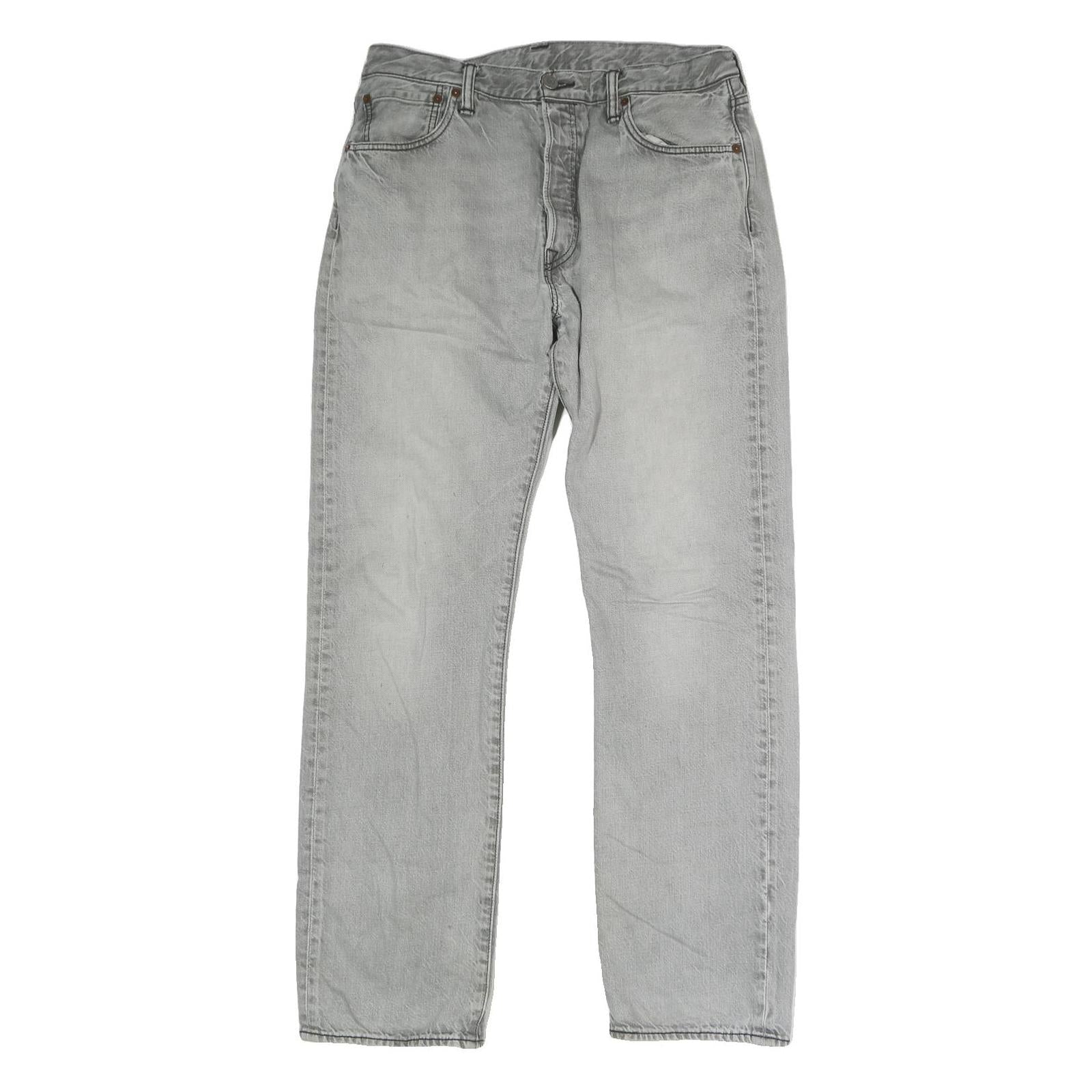 LEVI'S Mens Regular Fit Straight Leg Denim Light W32 L31 Cotton Blend Button Refurbished - N/A refurbished available on Cerqular