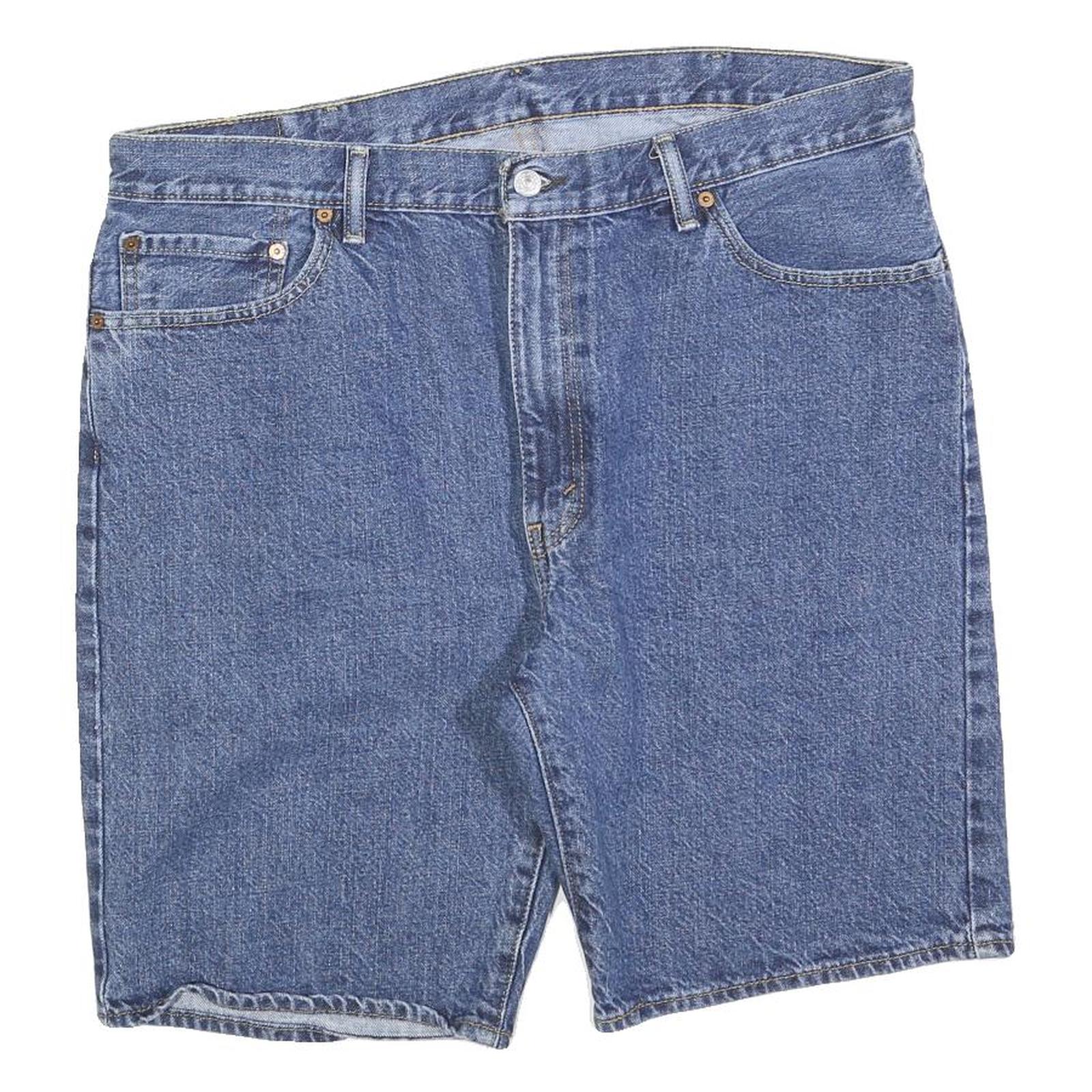 LEVI'S Mens Shorts Blue Denim Classic 2XL W40 Cotton Blend Comfortable Casual Refurbished - N/A refurbished available on Cerqular