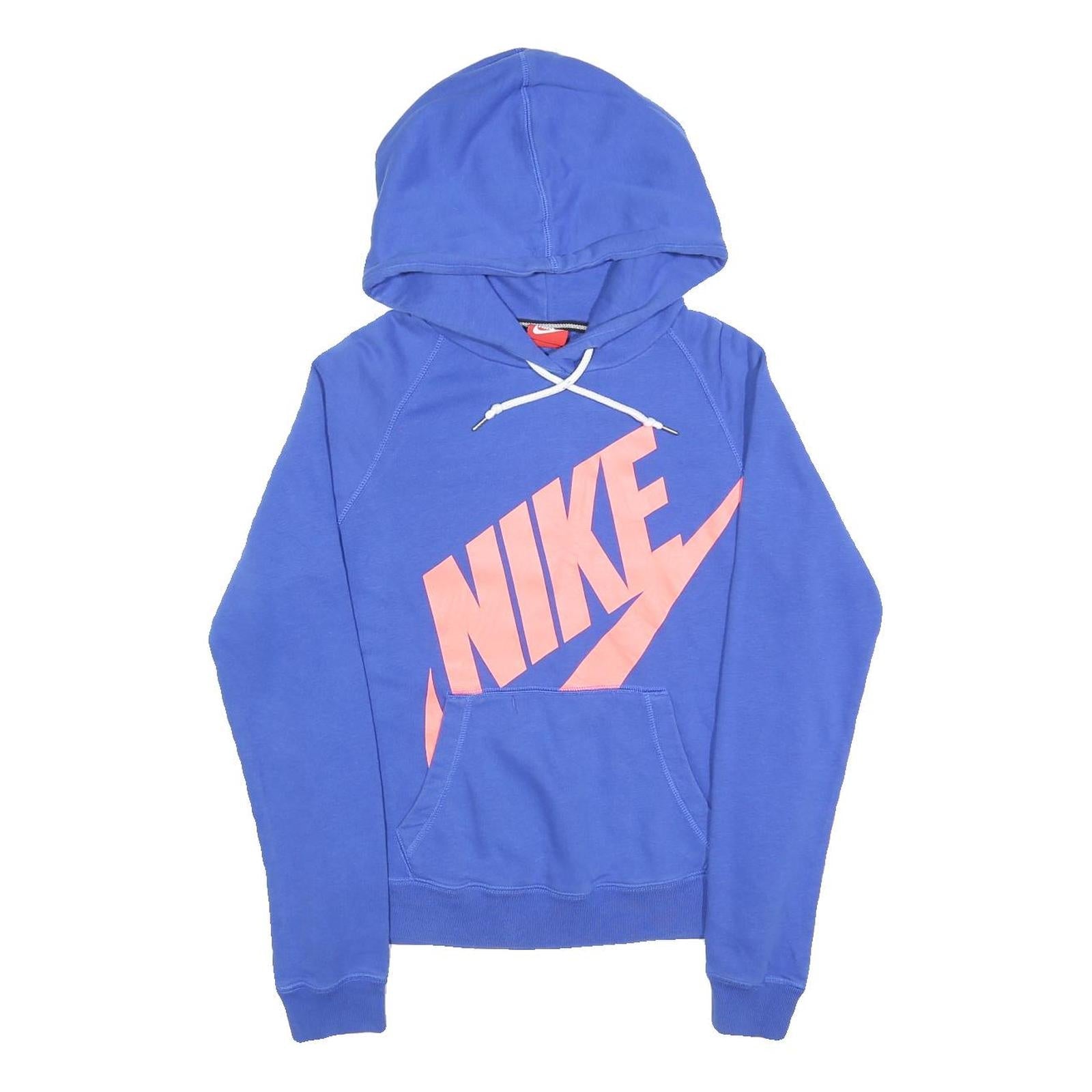 Buy NIKE Mens Blue Hoodie S Cotton Blend Pullover Logo Sweatshirt Refurbished - $41.59 NIKE Mens Blue Hoodie S Cotton Blend Pullover Logo Sweatshirt Refurbished - N/A refurbished available on Cerqular