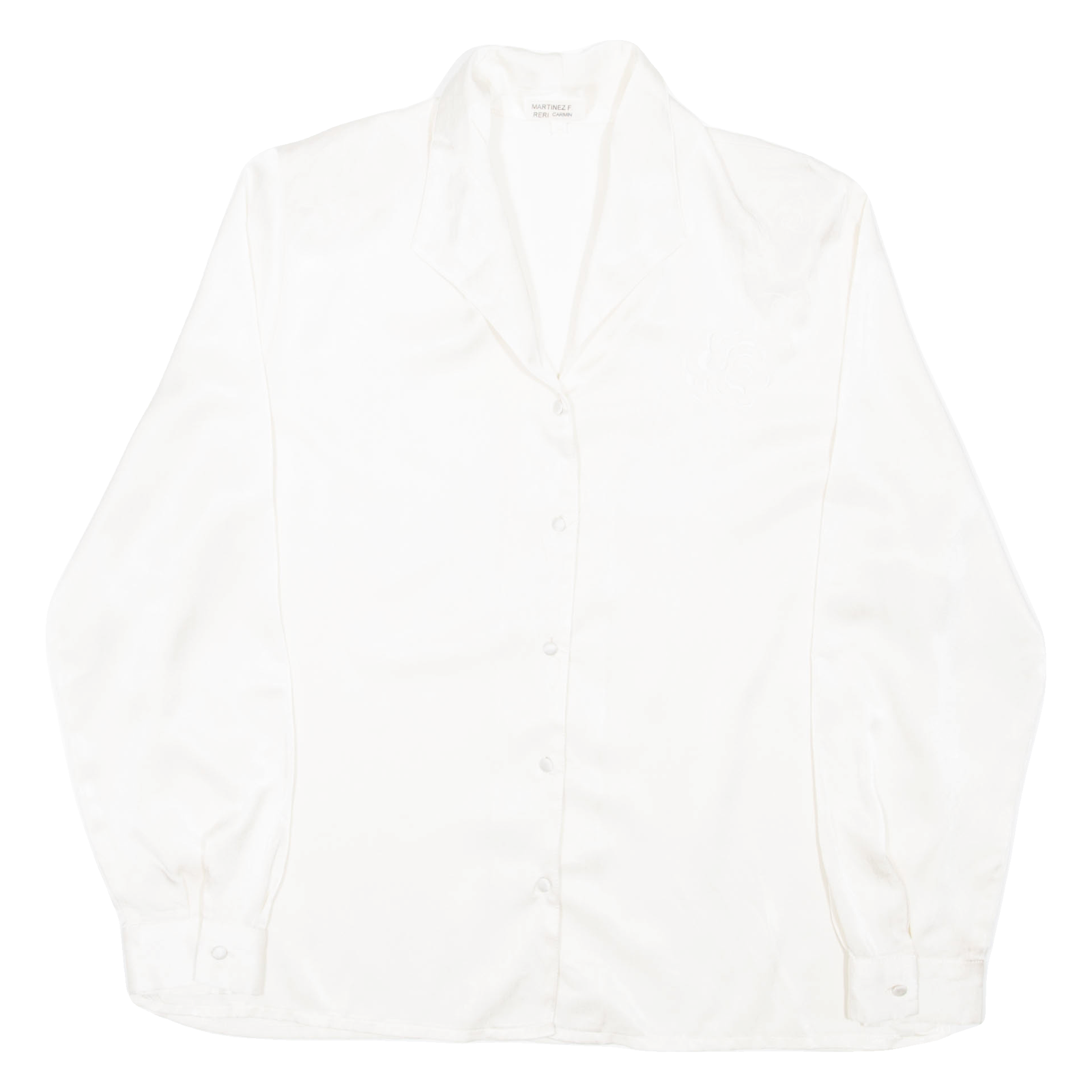 Womens Shirt Cream Collared Long Sleeve M Refurbished - N/A refurbished available on Cerqular