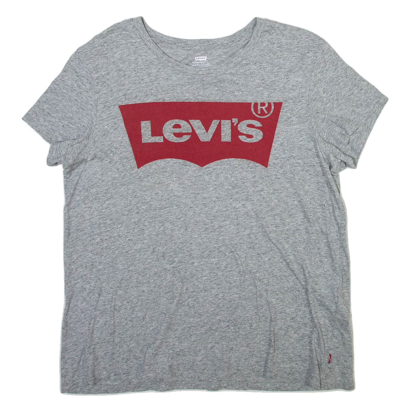 LEVI'S Mens T-Shirt Grey L Refurbished - N/A refurbished available on Cerqular