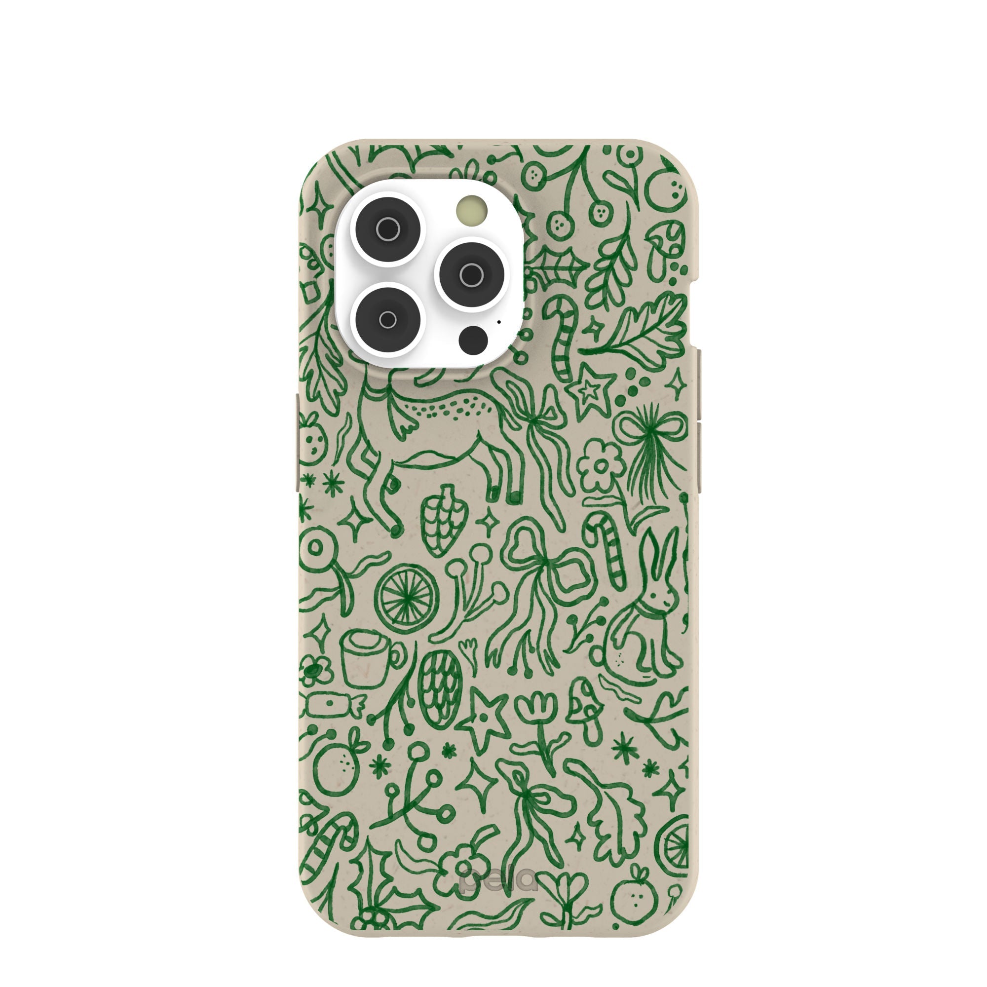 London Fog Cozy Woodland iPhone 14 Pro Case Refurbished - Pela Case refurbished available on Cerqular