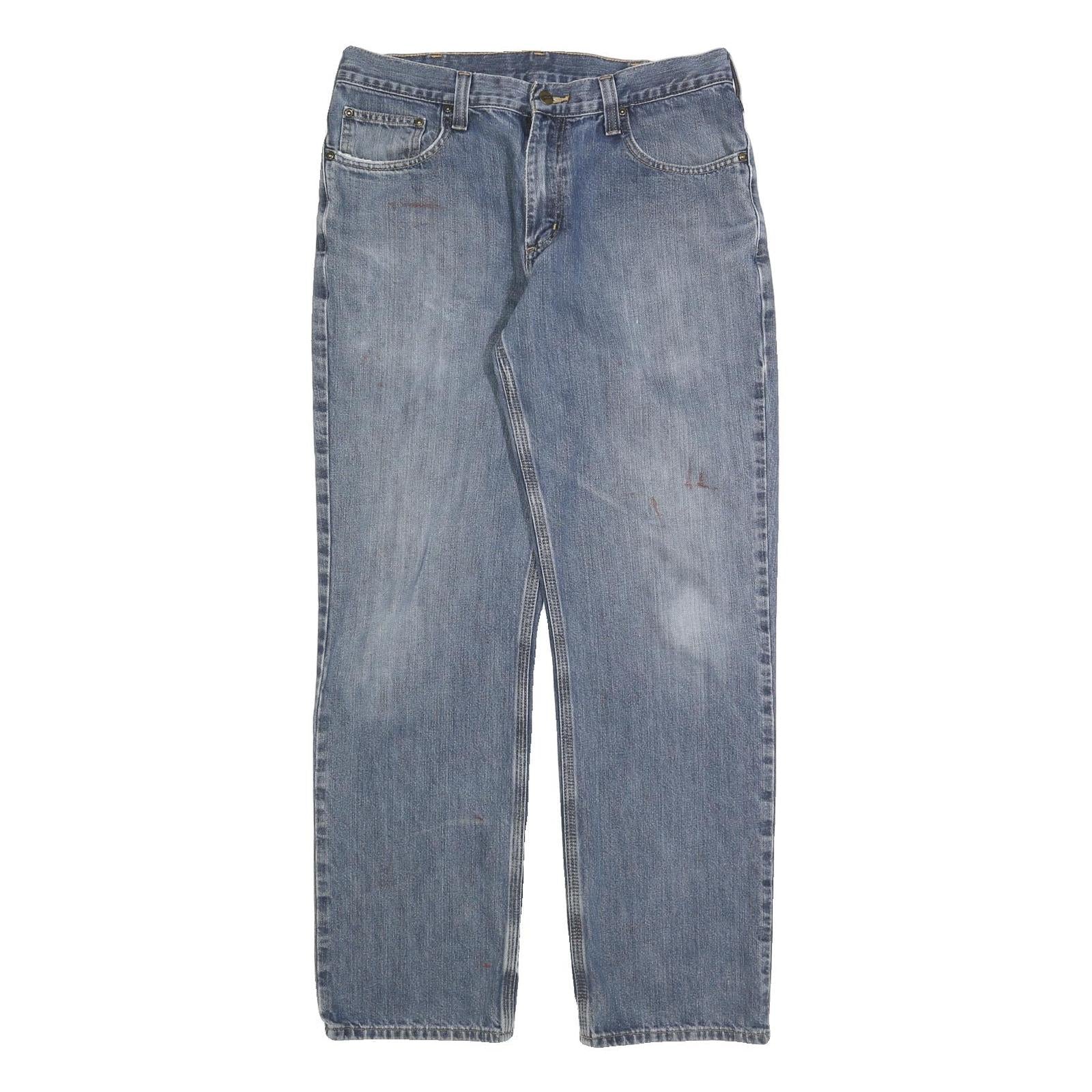 Buy CARHARTT Mens Jeans Blue Relaxed Straight Denim Medium W34 L32 Durable Workwear Refurbished - $40.29 CARHARTT Mens Jeans Blue Relaxed Straight Denim Medium W34 L32 Durable Workwear Refurbished - N/A refurbished available on Cerqular