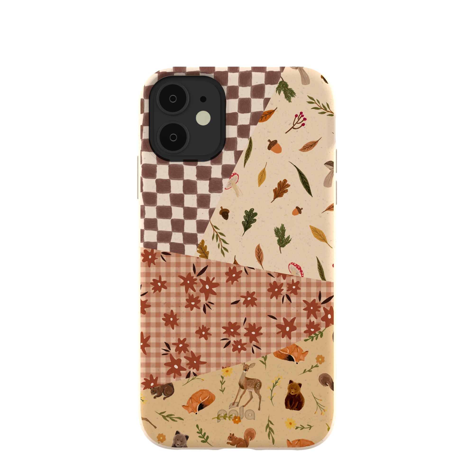 Seashell Autumn Quilt iPhone 11 Case Refurbished - Pela Case refurbished available on Cerqular