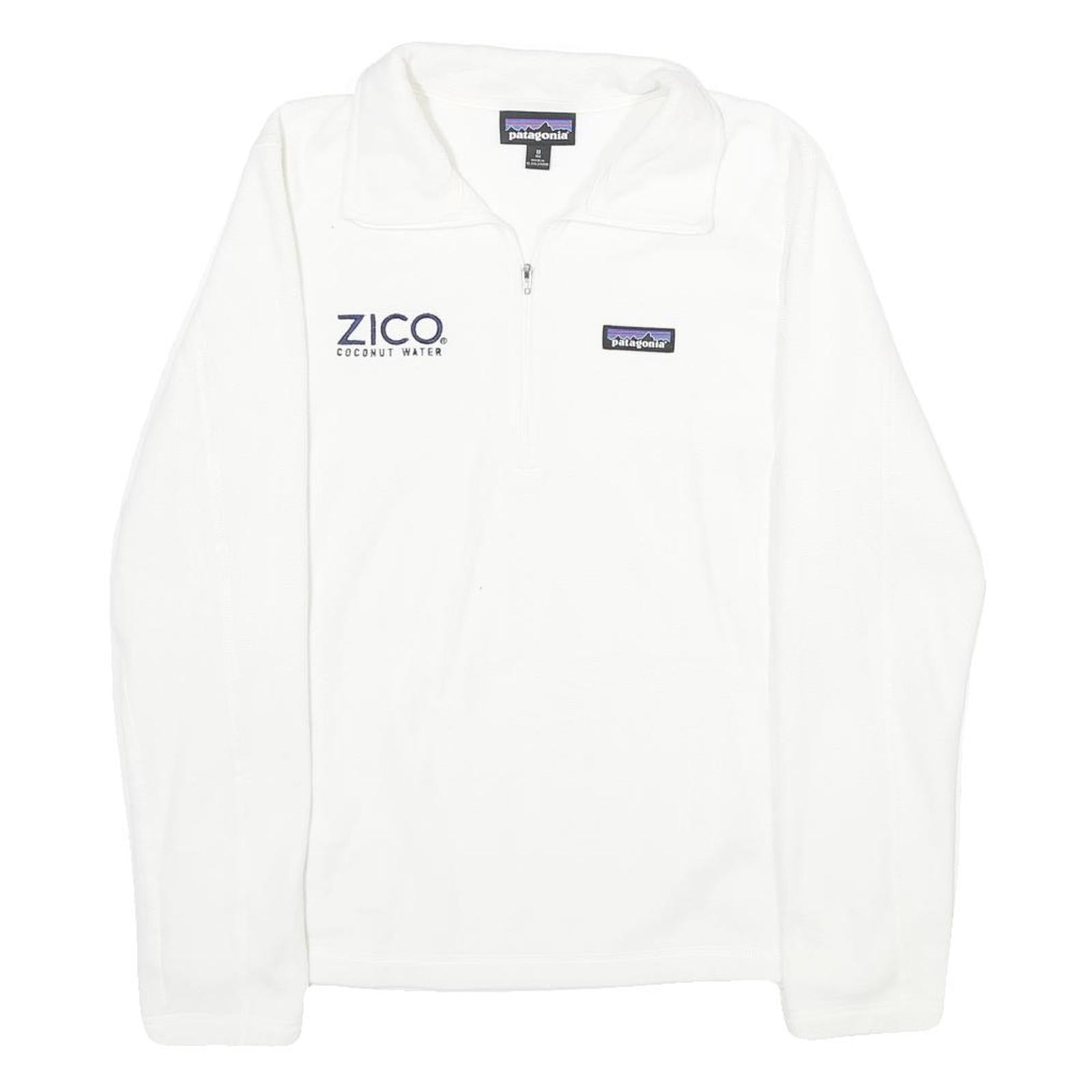PATAGONIA Womens White Plain Pullover Crew Neck Basic Knit Jumper M Refurbished - N/A refurbished available on Cerqular
