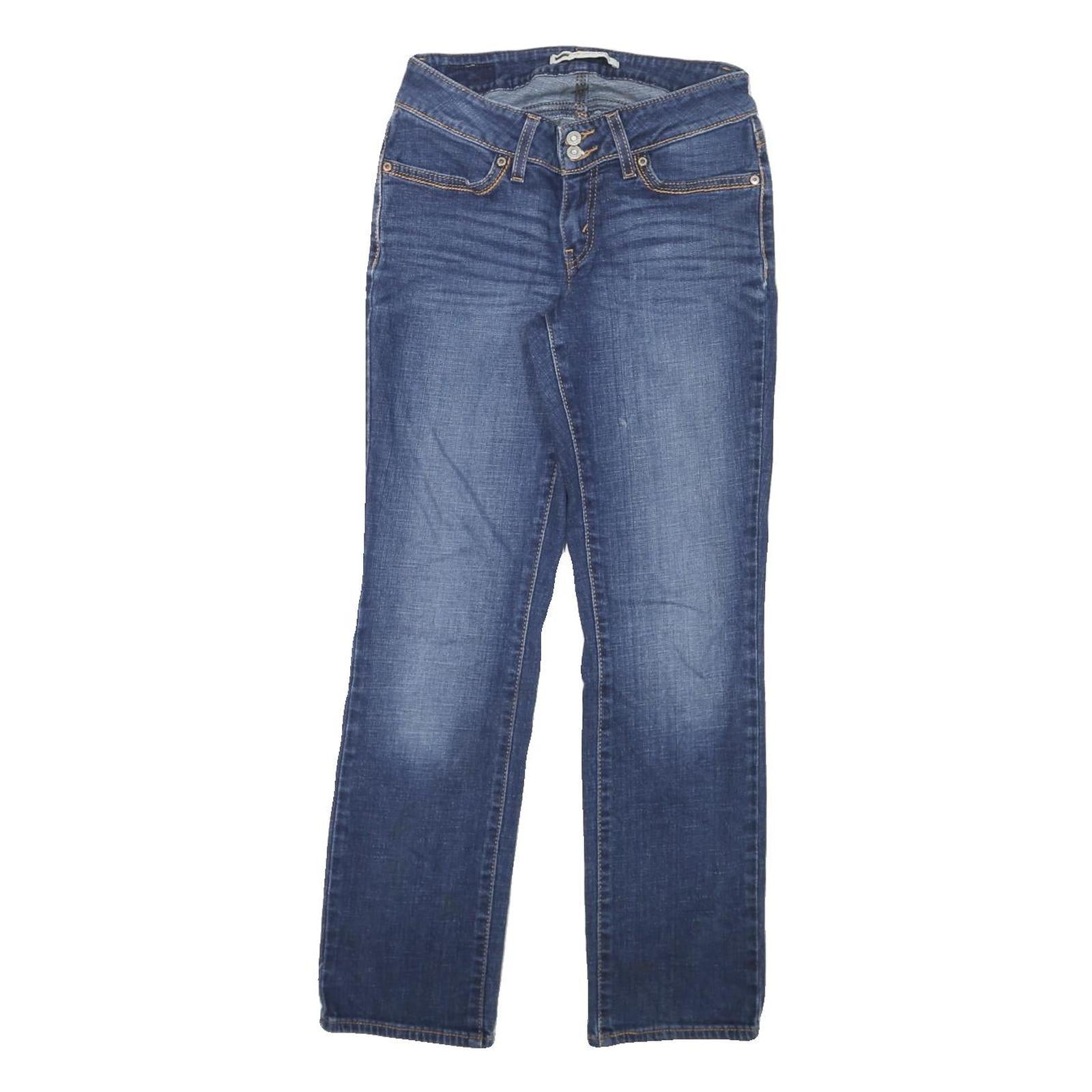 LEVI'S 529 Womens Jeans Blue Regular Straight Denim Medium W28 L27 Stylish Refurbished - N/A refurbished available on Cerqular