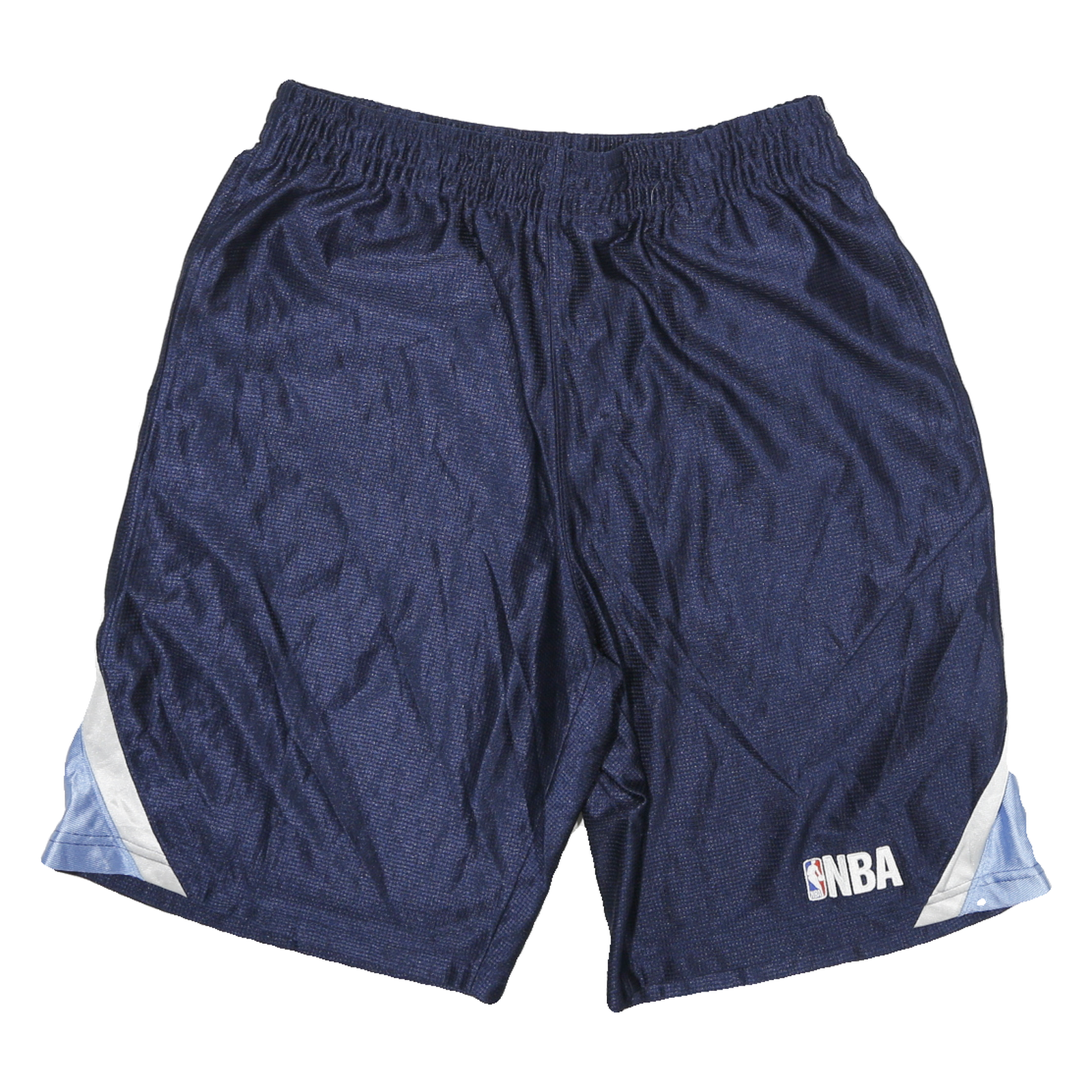 NBA Mens Shorts Blue & White Sports Casual L W32 Polyester Blend Refurbished - N/A refurbished available on Cerqular