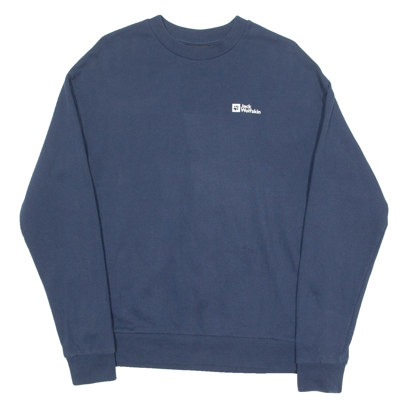 JACK WOLFSKIN Womens Sweatshirt Blue Crew Neck M Refurbished - N/A refurbished available on Cerqular