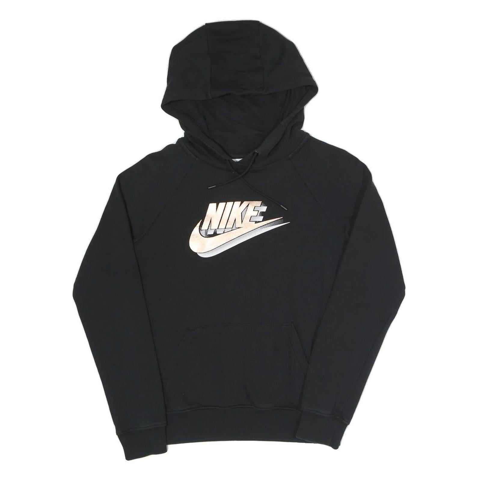NIKE Womens Black Hoodie XS Cotton Blend Pullover Casual Sportswear Refurbished - N/A refurbished available on Cerqular