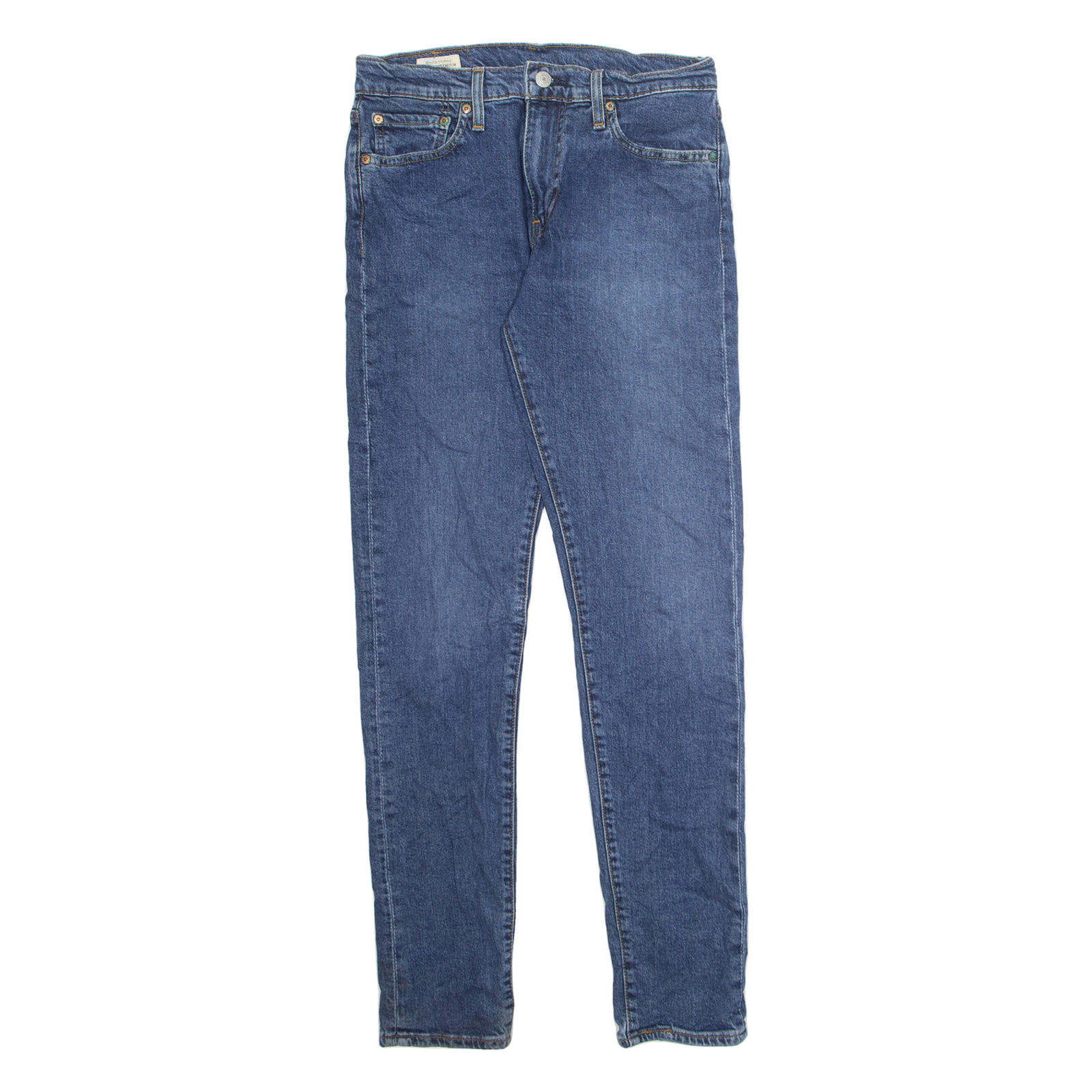 LEVI'S 512 BIG E Jeans Mens Blue Slim Tapered W30 L34 Refurbished - N/A refurbished available on Cerqular