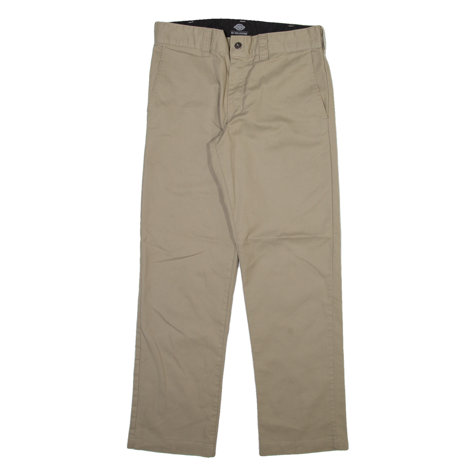 DICKIES Mens Trousers Beige Regular Straight W32 L32 Refurbished - N/A refurbished available on Cerqular