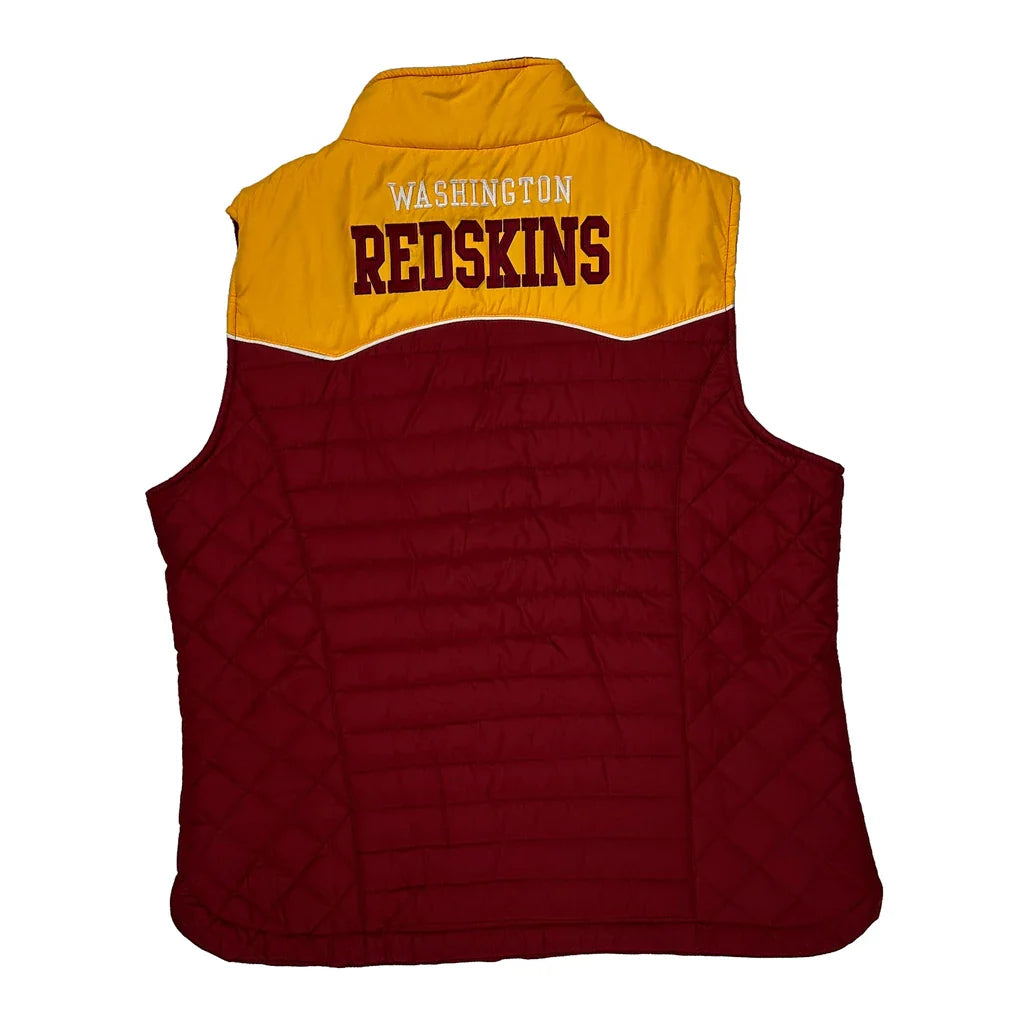 Washington Redskins Nfl Gilet - Large Red Polyester Refurbished - Thrifted (note: this is a term often used to describe second- refurbished available on Cerqular