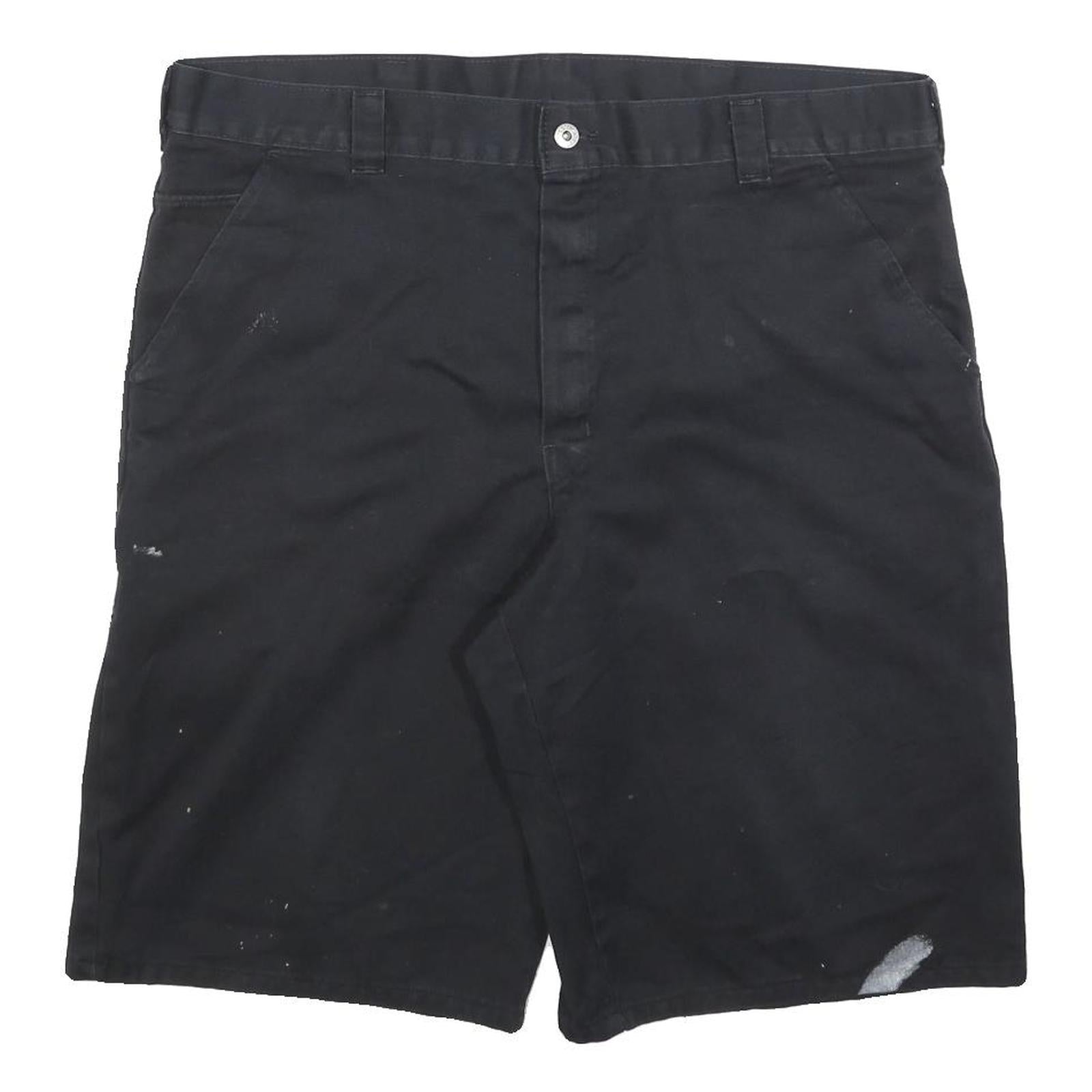 DICKIES Mens Black Cotton Blend Casual Shorts XL W40 Workwear Durable Refurbished - N/A refurbished available on Cerqular