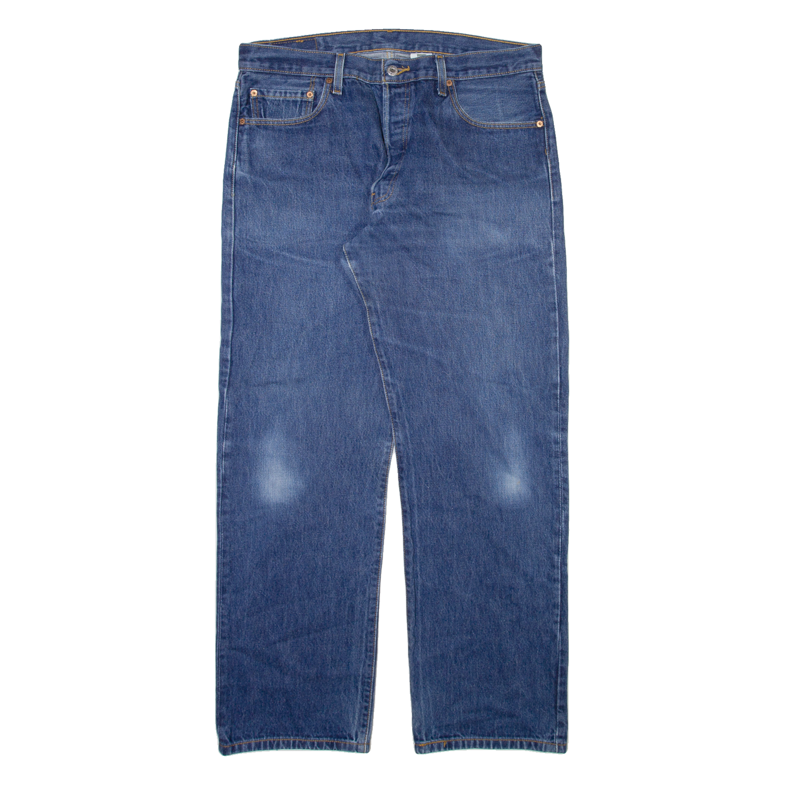 LEVI'S 501 Jeans Mens Blue Regular Straight W36 L32 Refurbished - N/A refurbished available on Cerqular