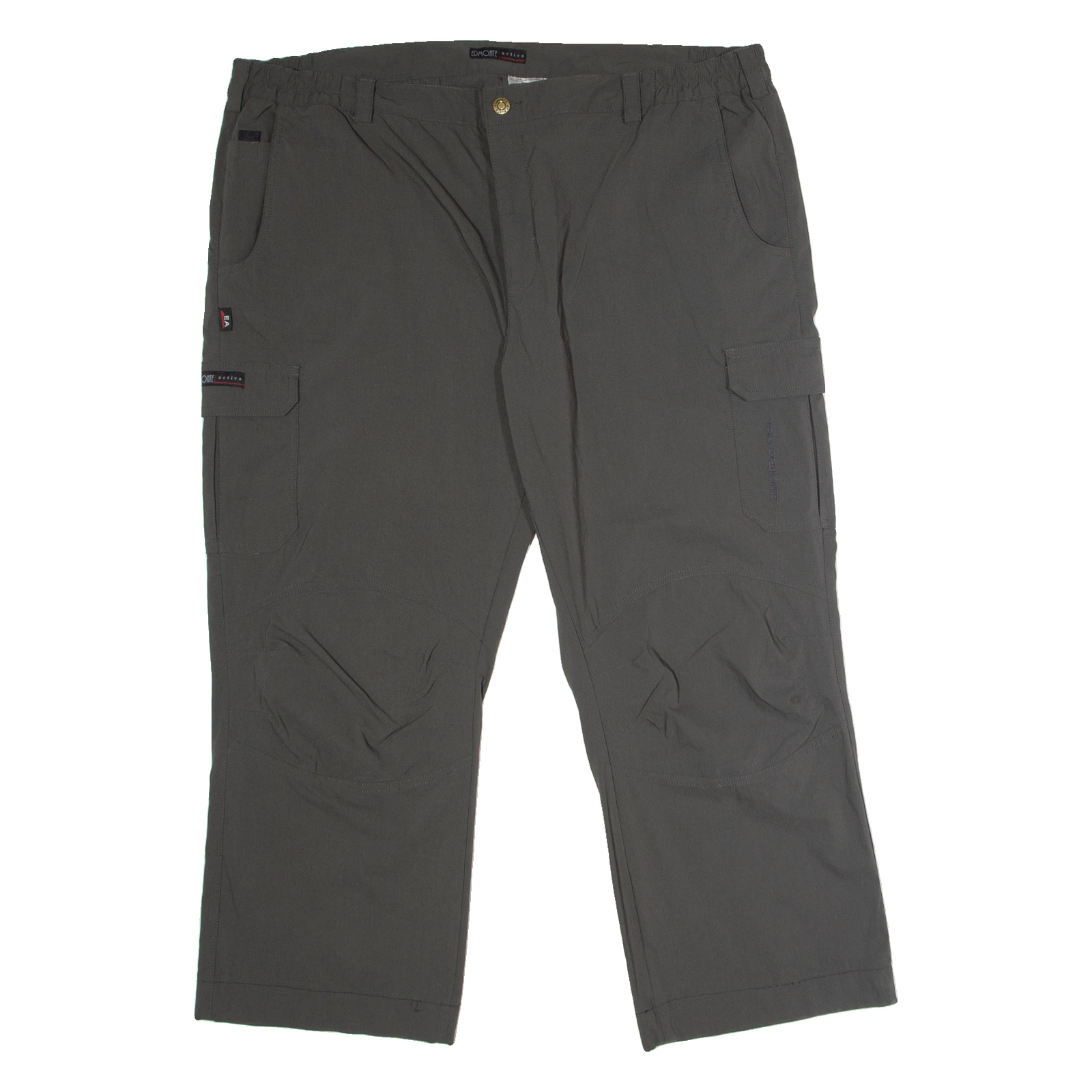 EDMONTE ACTIVE Outdoor Cargo Mens Trousers Grey Regular Straight W42 L27 Refurbished - N/A refurbished available on Cerqular