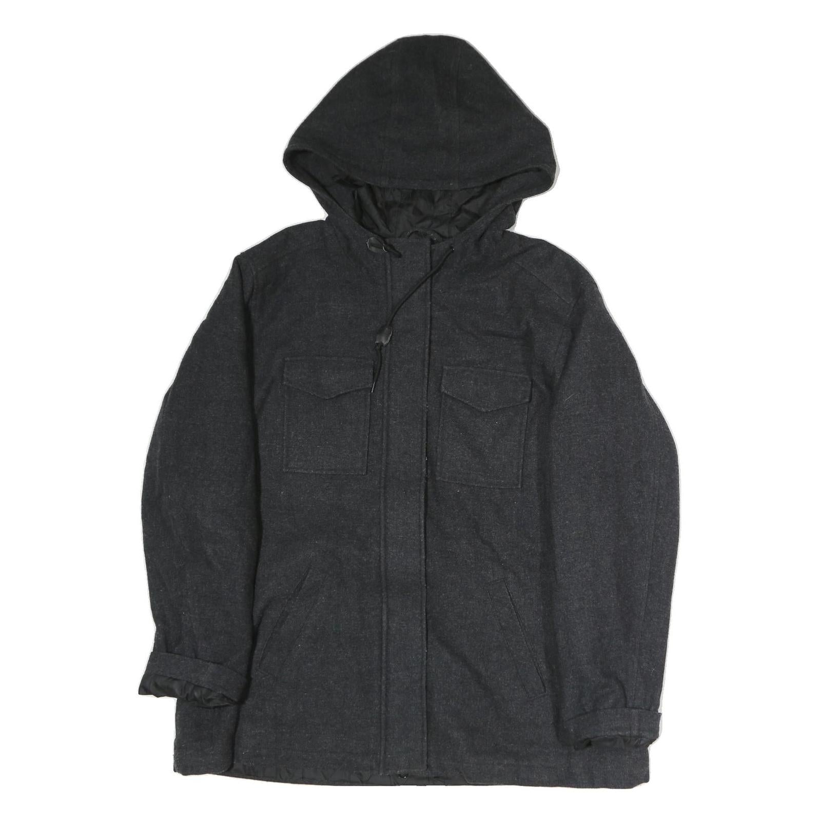 CARHARTT Womens Black Classic Jacket XL Cotton Blend Hooded Zip Casual Outerwear Refurbished - N/A refurbished available on Cerqular