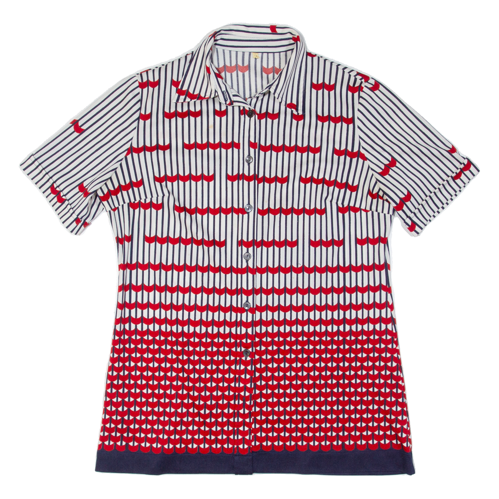 Womens Shirt Red Crazy Pattern S Refurbished - N/A refurbished available on Cerqular