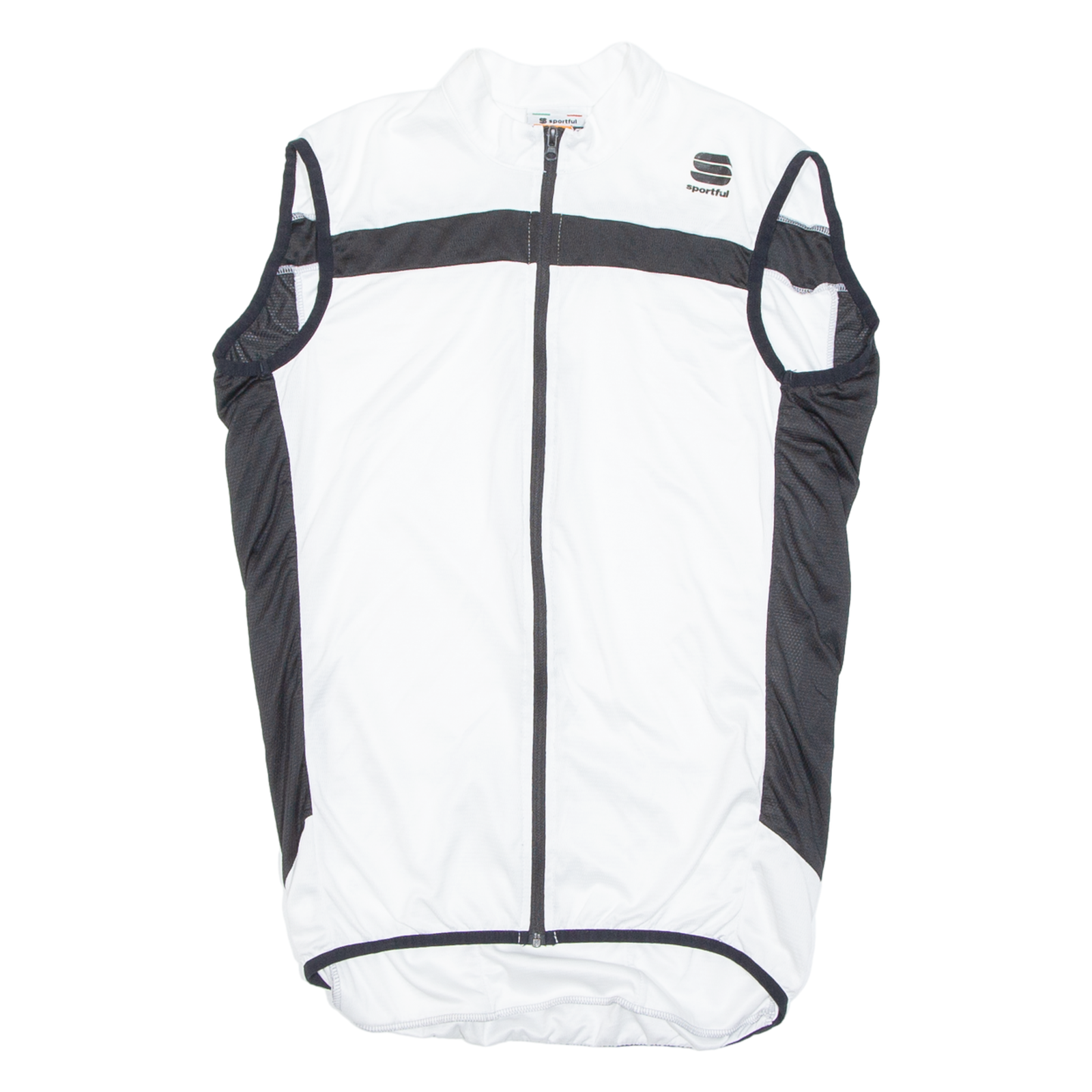 Cycling Mens Jersey White Sleeveless 1/2 Zip L Refurbished - N/A refurbished available on Cerqular