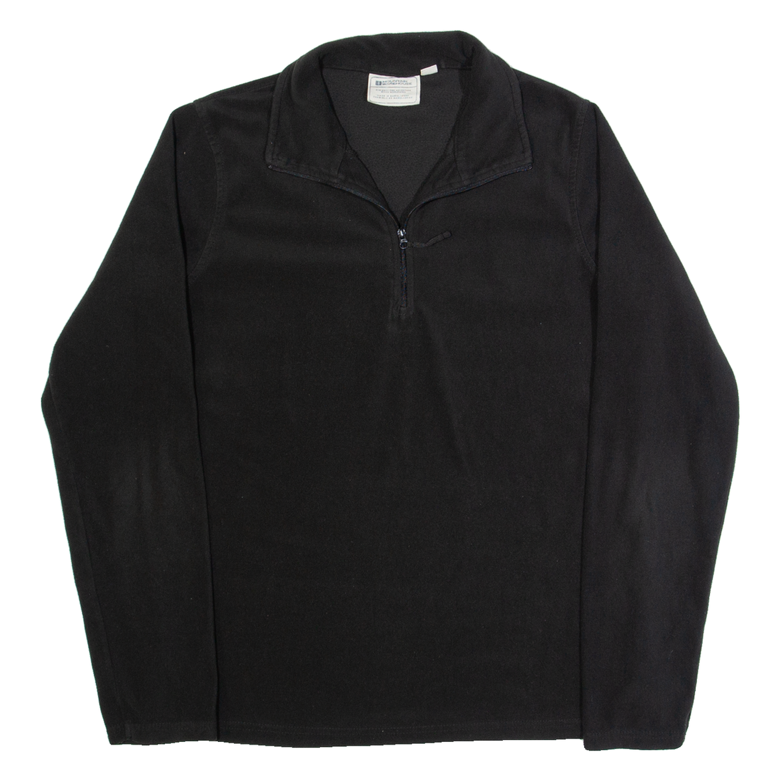 MOUNTAIN WAREHOUSE Womens Fleece Black 1/4 Zip M Refurbished - N/A refurbished available on Cerqular
