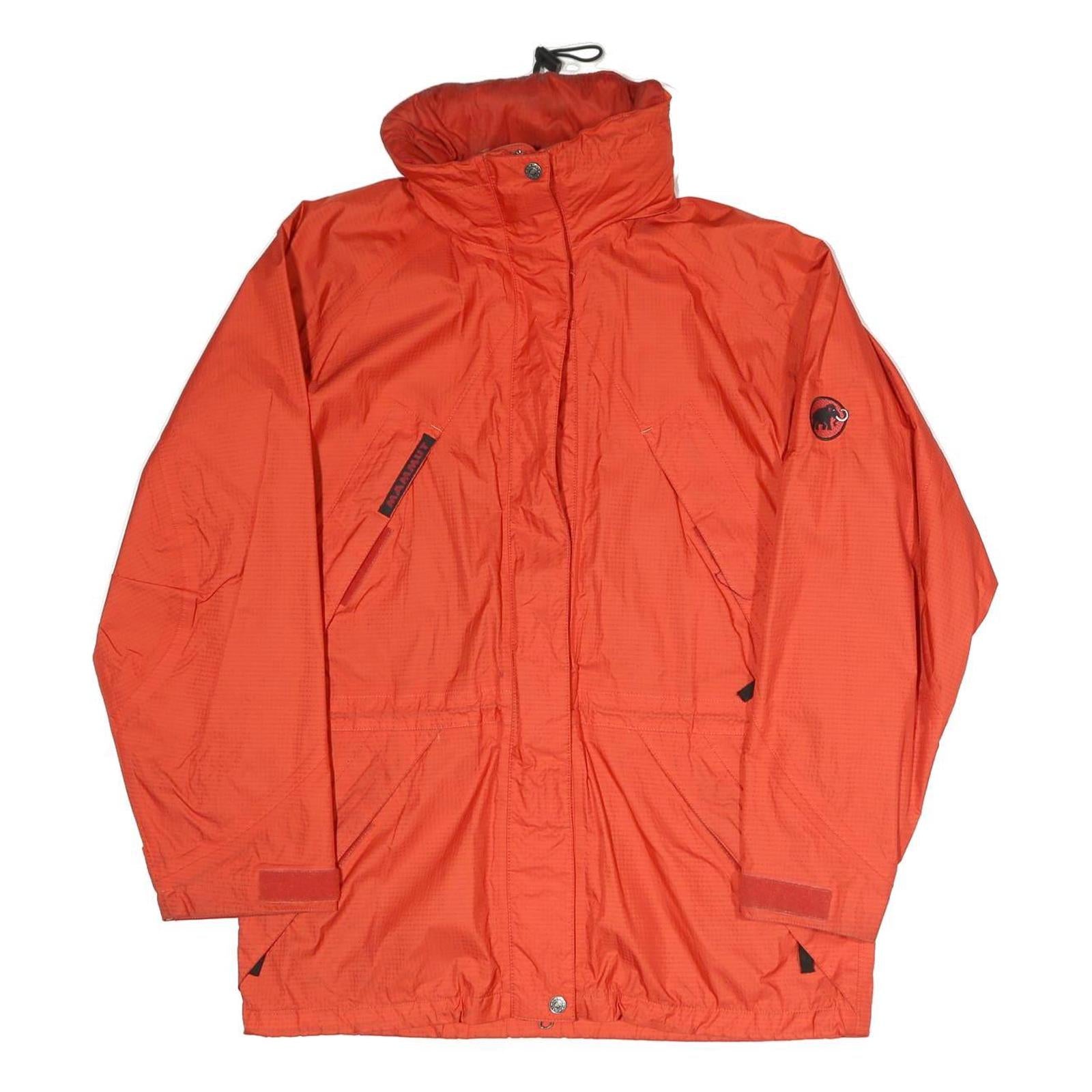 MAMMUT Womens Orange Outdoor Jacket M Polyester Blend Woven Plain Zip Pocket Refurbished - N/A refurbished available on Cerqular