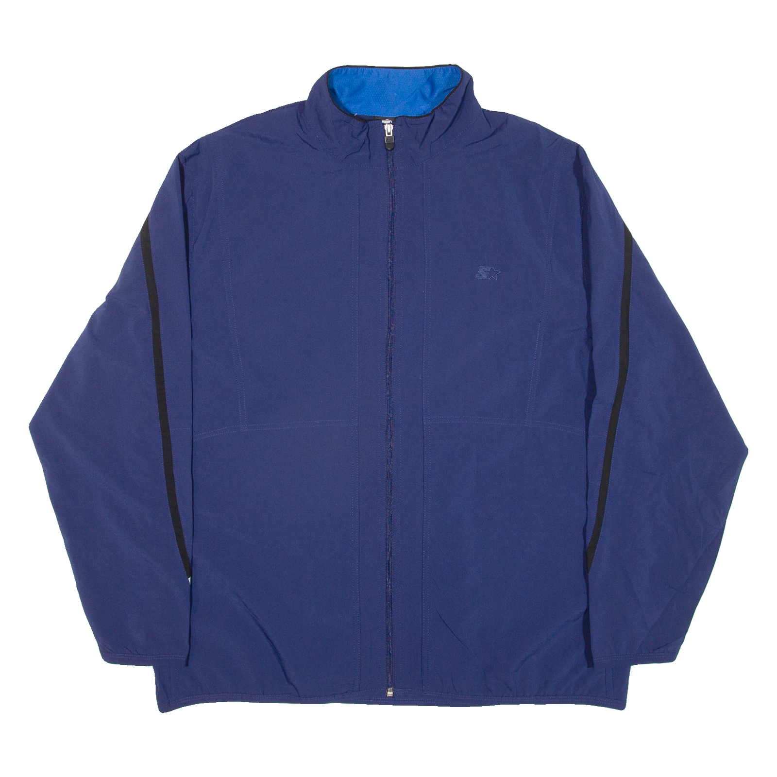 STARTER Mens Track Jacket Blue L Refurbished - N/A refurbished available on Cerqular