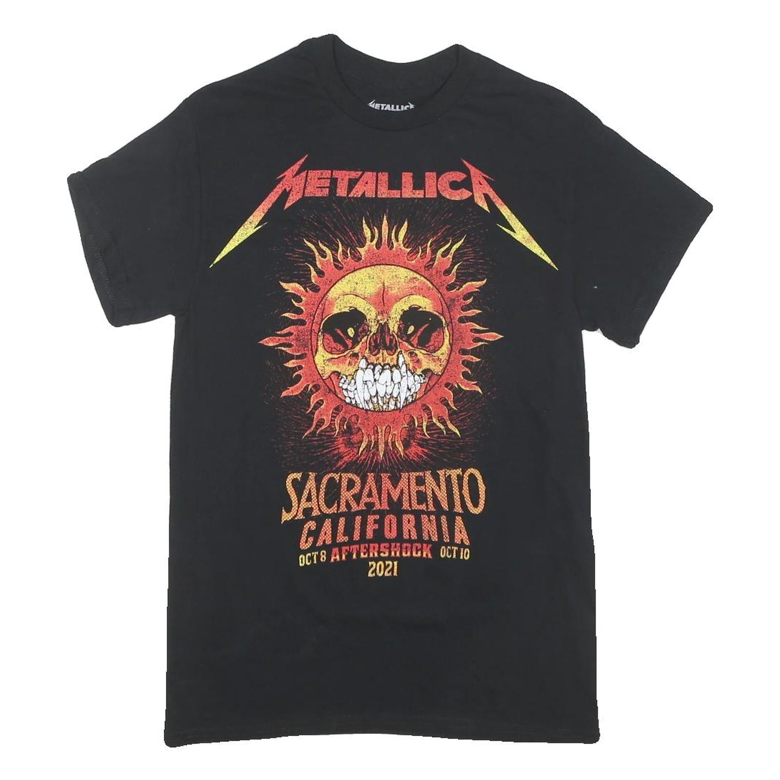 METALLICA Mens Black Graphic T-Shirt S Short Sleeve Crew Neck Band Merchandise Refurbished - N/A refurbished available on Cerqular