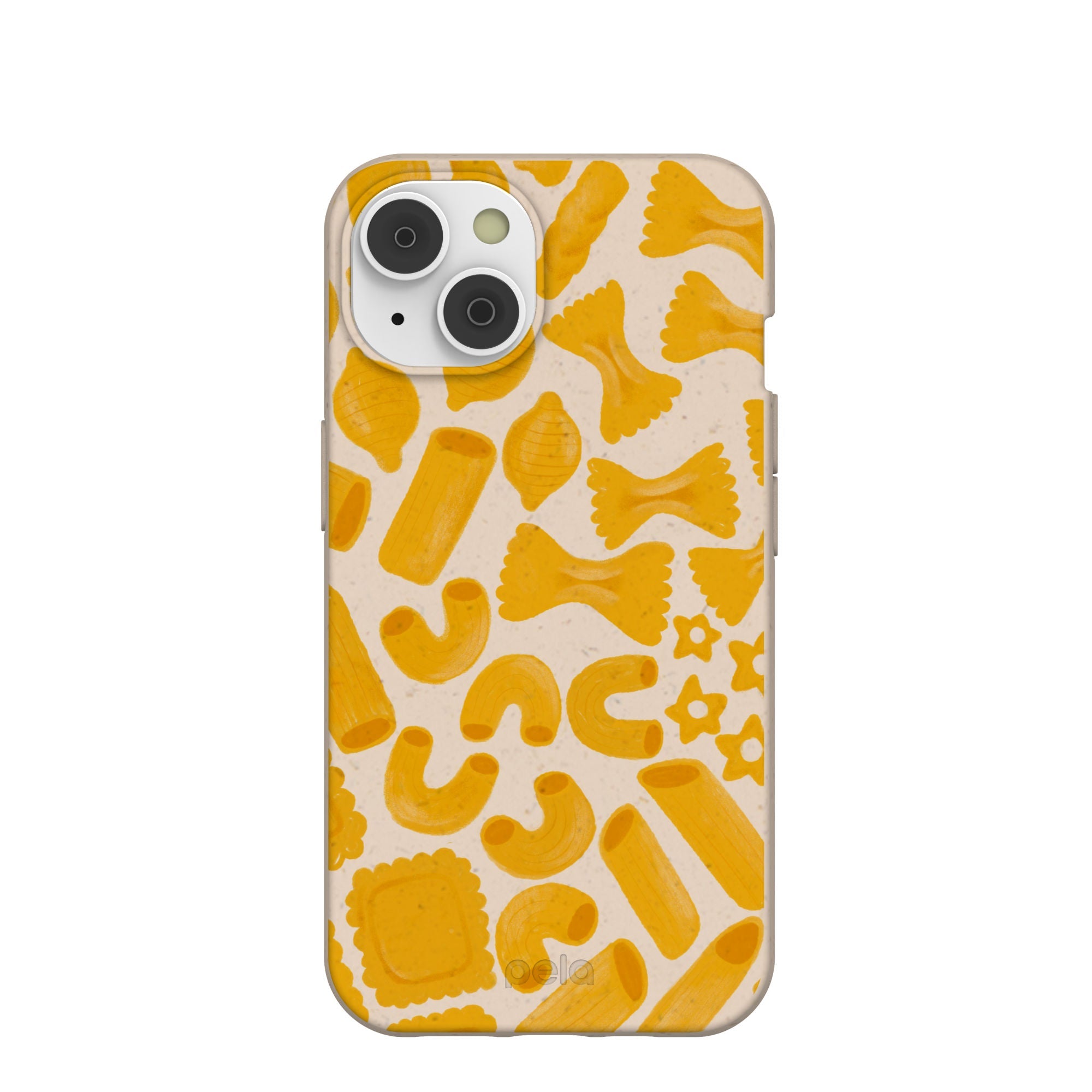 Seashell Noodle Fiesta iPhone 14/16e Case Refurbished - Pela Case refurbished available on Cerqular