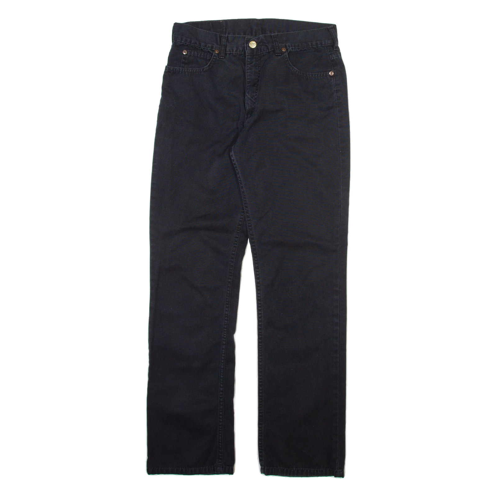 LEE Womens Trousers Black Regular Straight W30 L30 Refurbished - N/A refurbished available on Cerqular