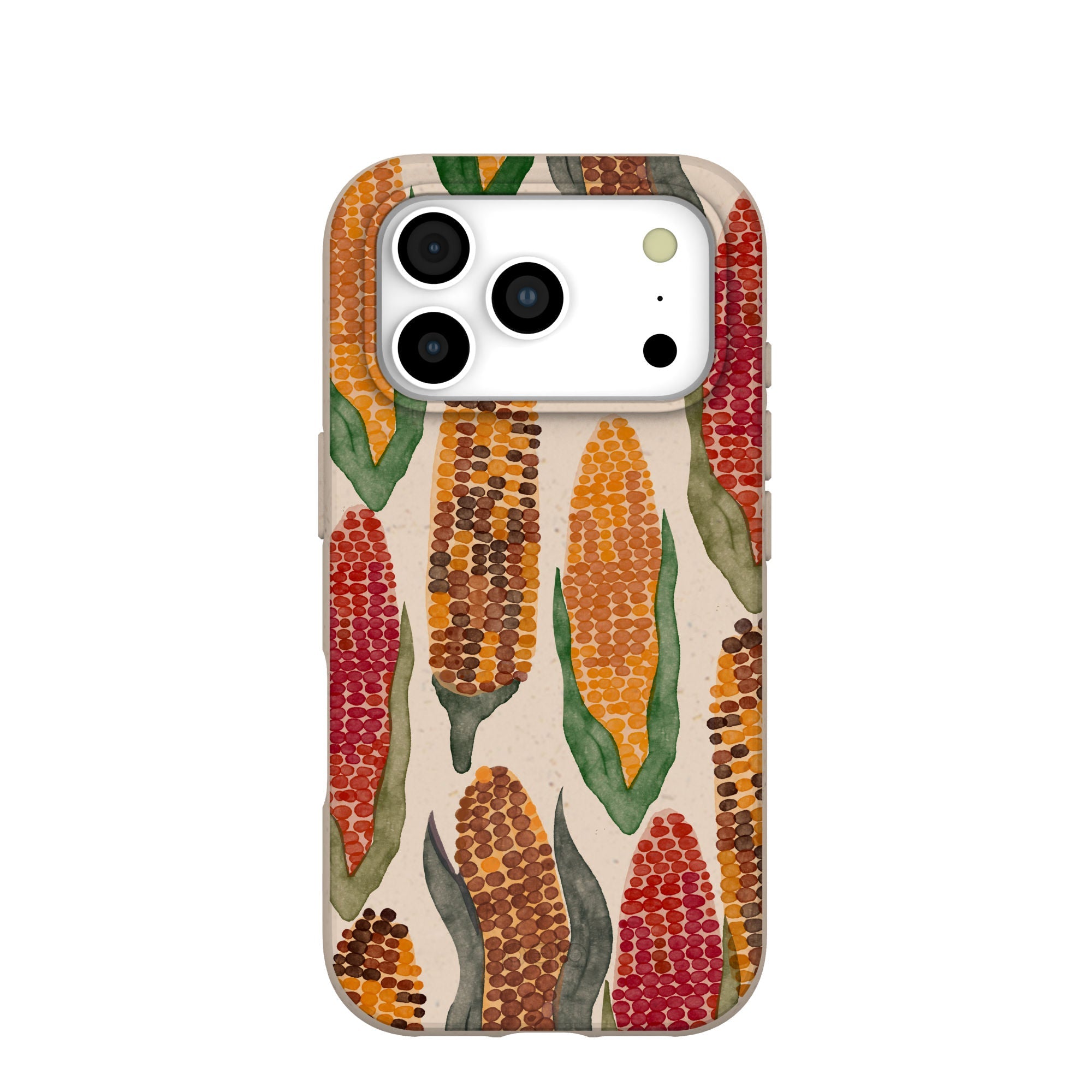 Seashell Cornfield iPhone 17 Pro Case | MagSafe Compatibility: Without MagSafe Refurbished - Pela Case refurbished available on Cerqular