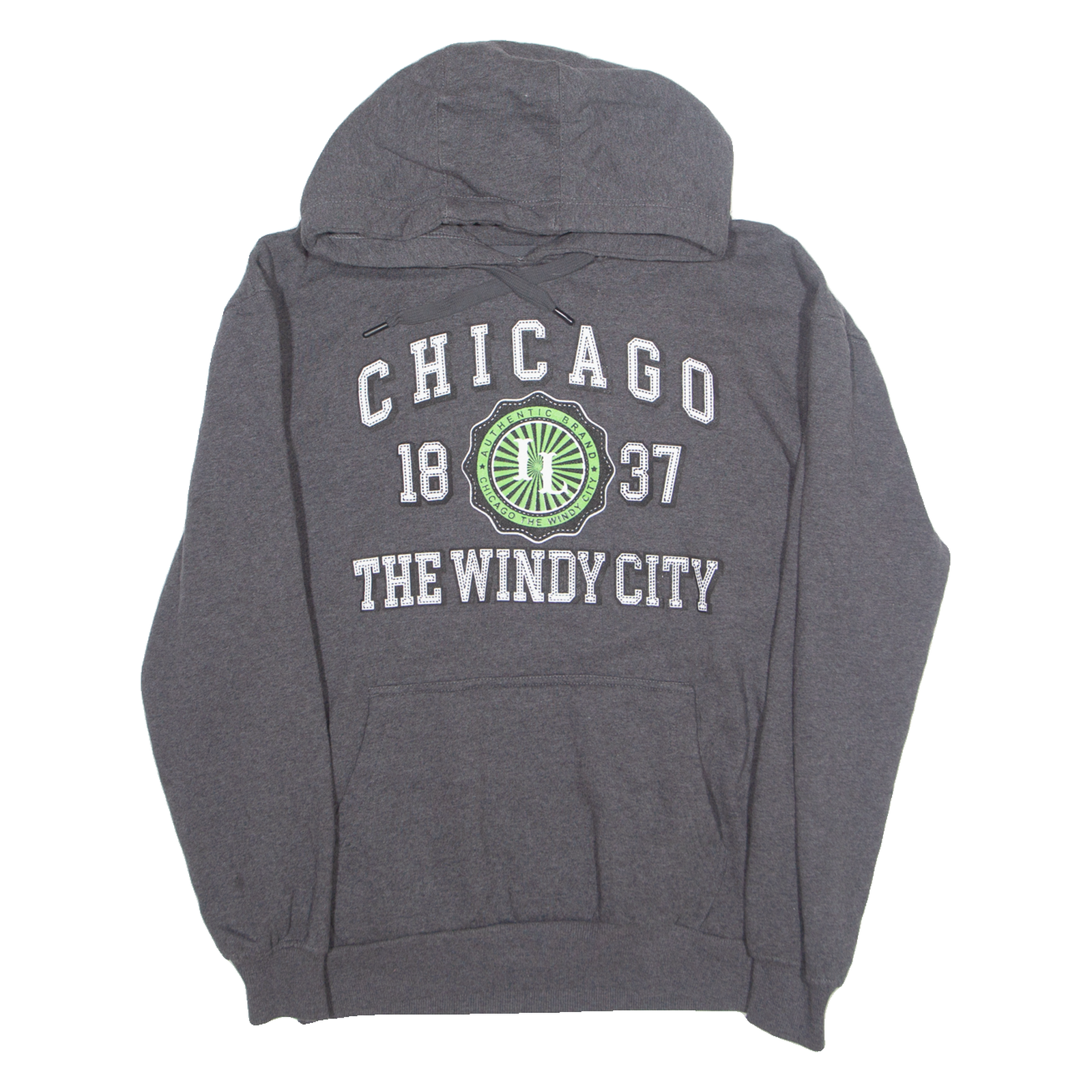Buy Chicago The Windy City Womens Grey Hoodie USA L Refurbished - $23.39 Chicago The Windy City Womens Grey Hoodie USA L Refurbished - N/A refurbished available on Cerqular