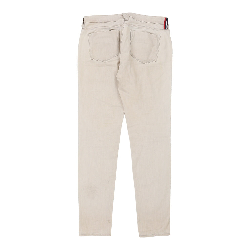 Fred Perry Trousers - 32W UK 10 Beige Cotton Refurbished - Thrifted (note: this is a term often used to describe second- refurbished available on Cerqular